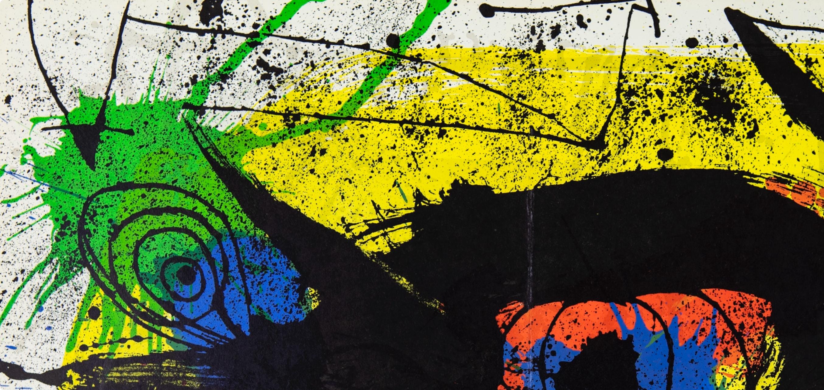 Joan Miró, Composition (Cramer 239; Mourlot 890), Derrière le miroir, Limited Edition Lithograph