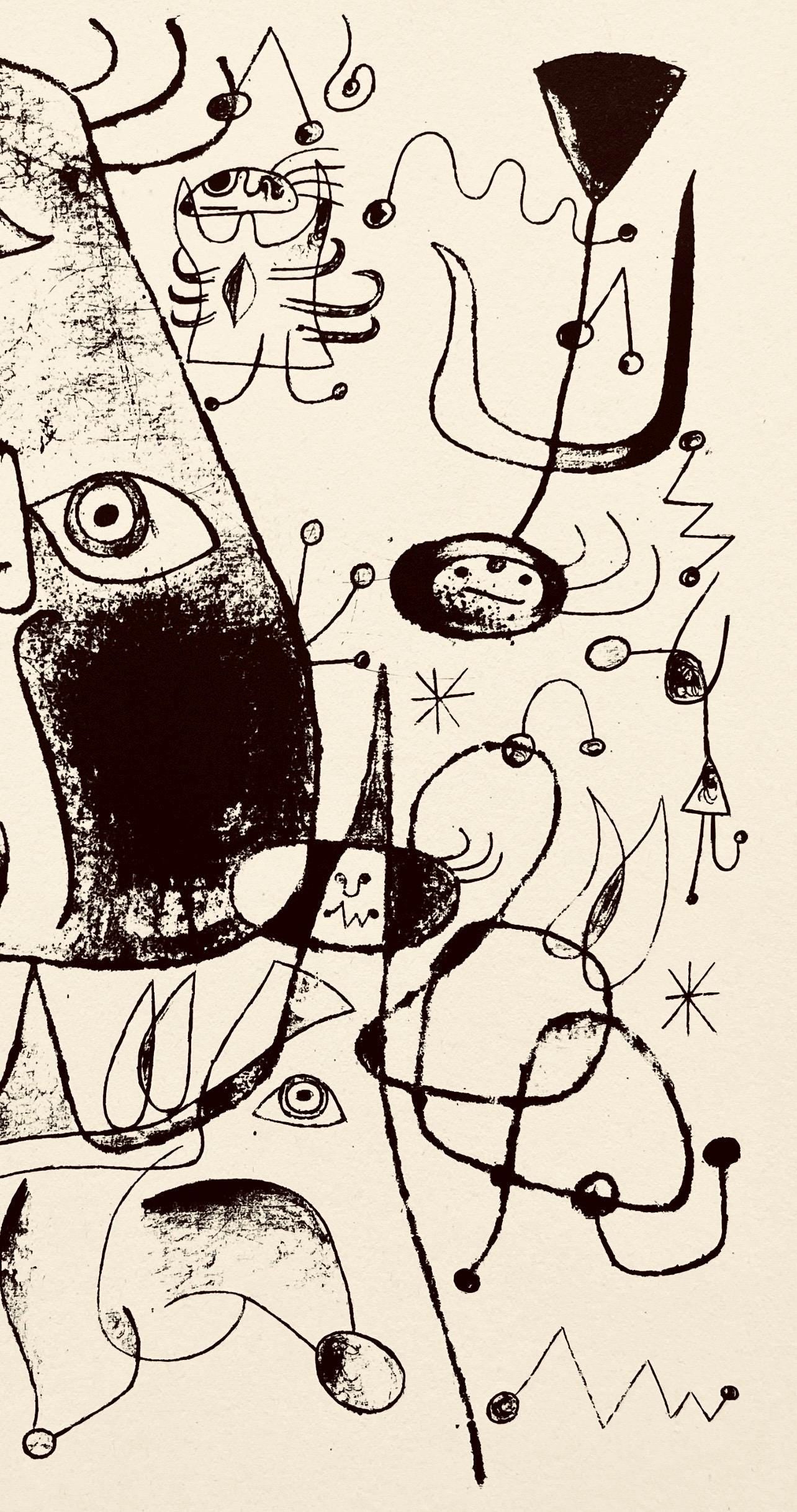 Joan Miró, Composition, The Prints of Joan Miro, Limited Edition Etching