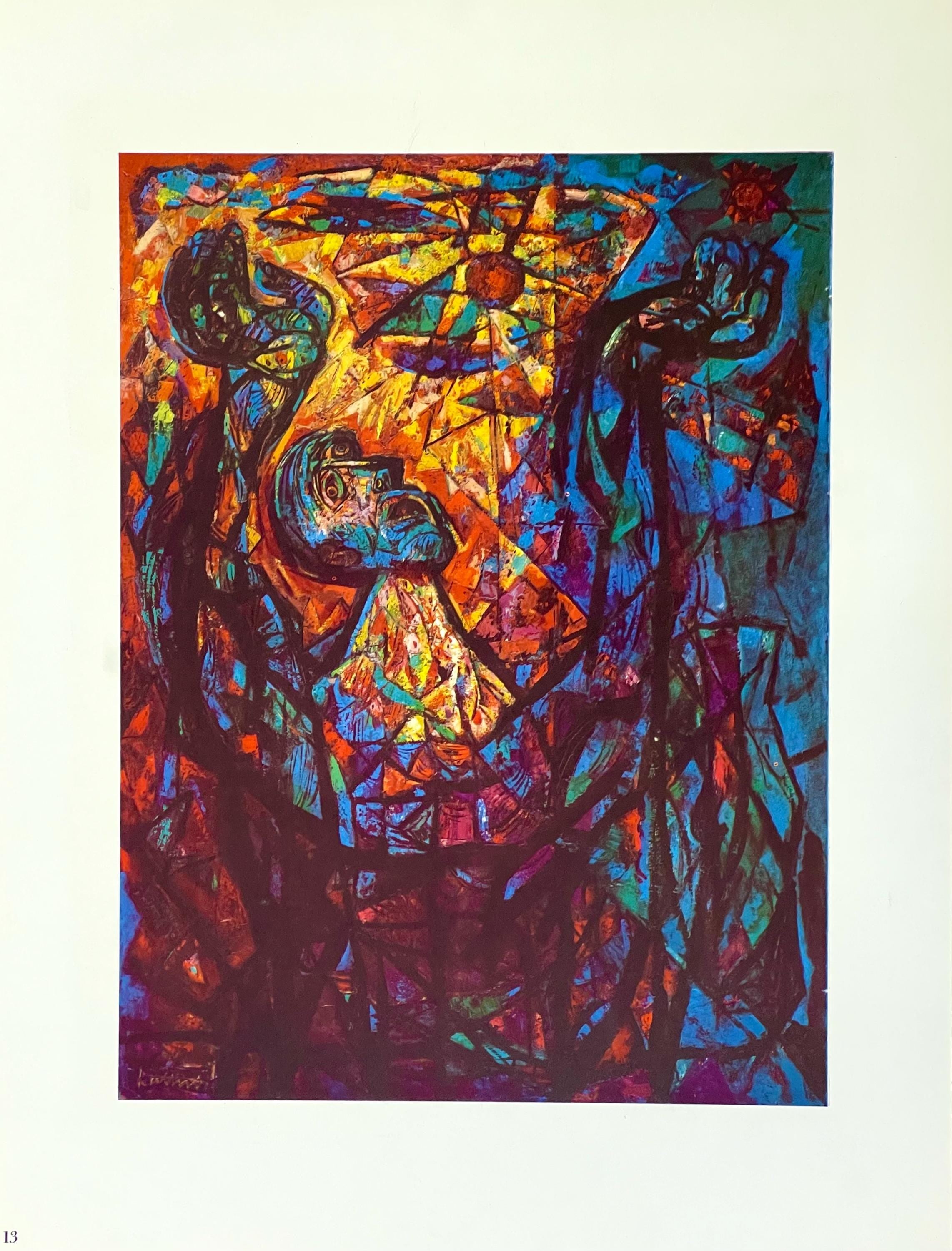 Abraham Rattner, Job, Limited Edition Lithograph