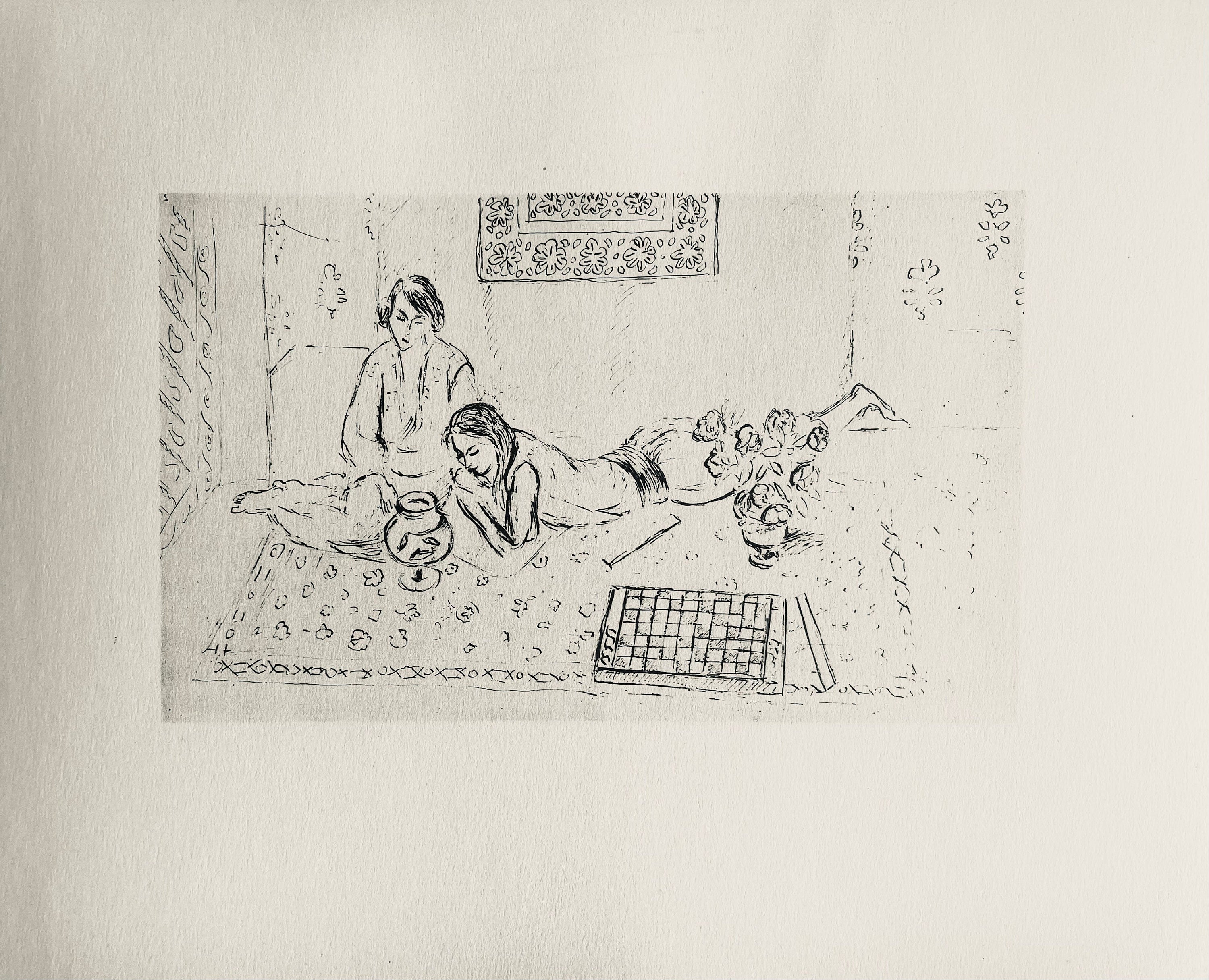 Henri Matisse, Composition (Dutel 3), Dessins de Henri-Matisse, Limited Edition Lithograph