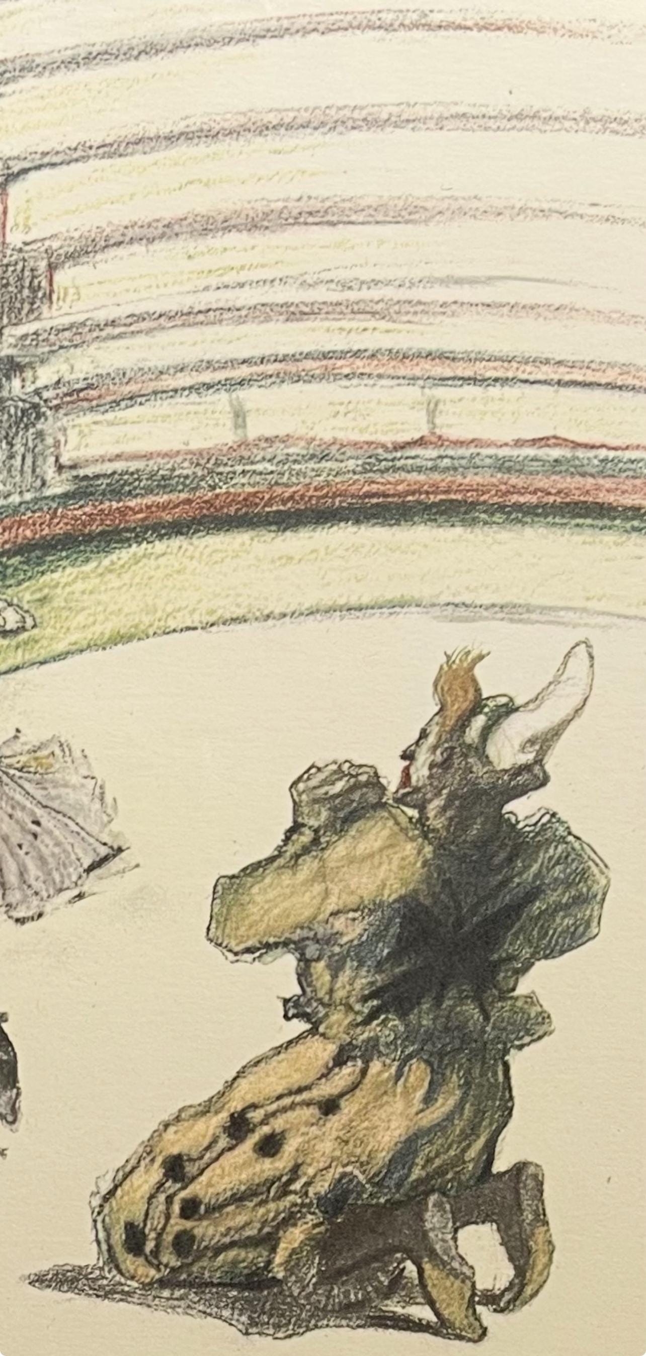 Henri de Toulouse-Lautrec, Curtain Call, Henri de Toulouse-Lautrec, At the Circus, Limited Edition Lithograph