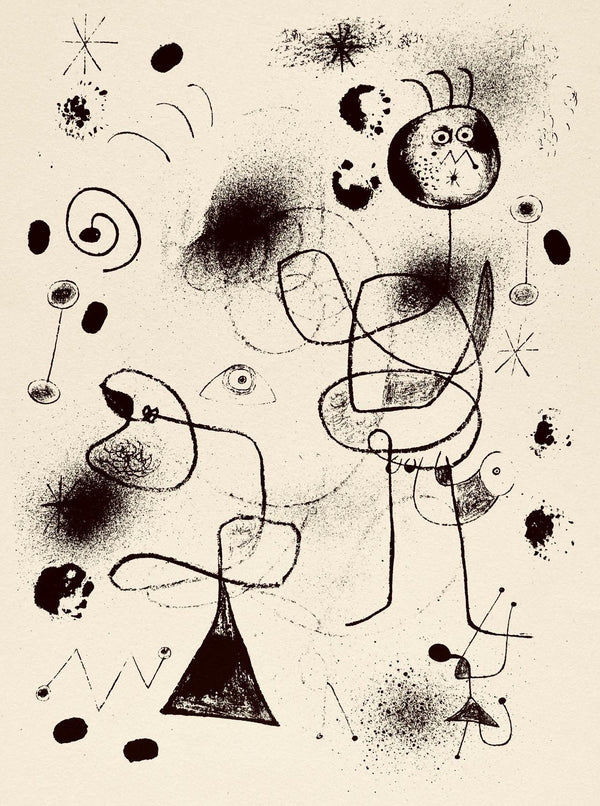 Joan Miró, Composition, The Prints of Joan Miro, Limited Edition Etching