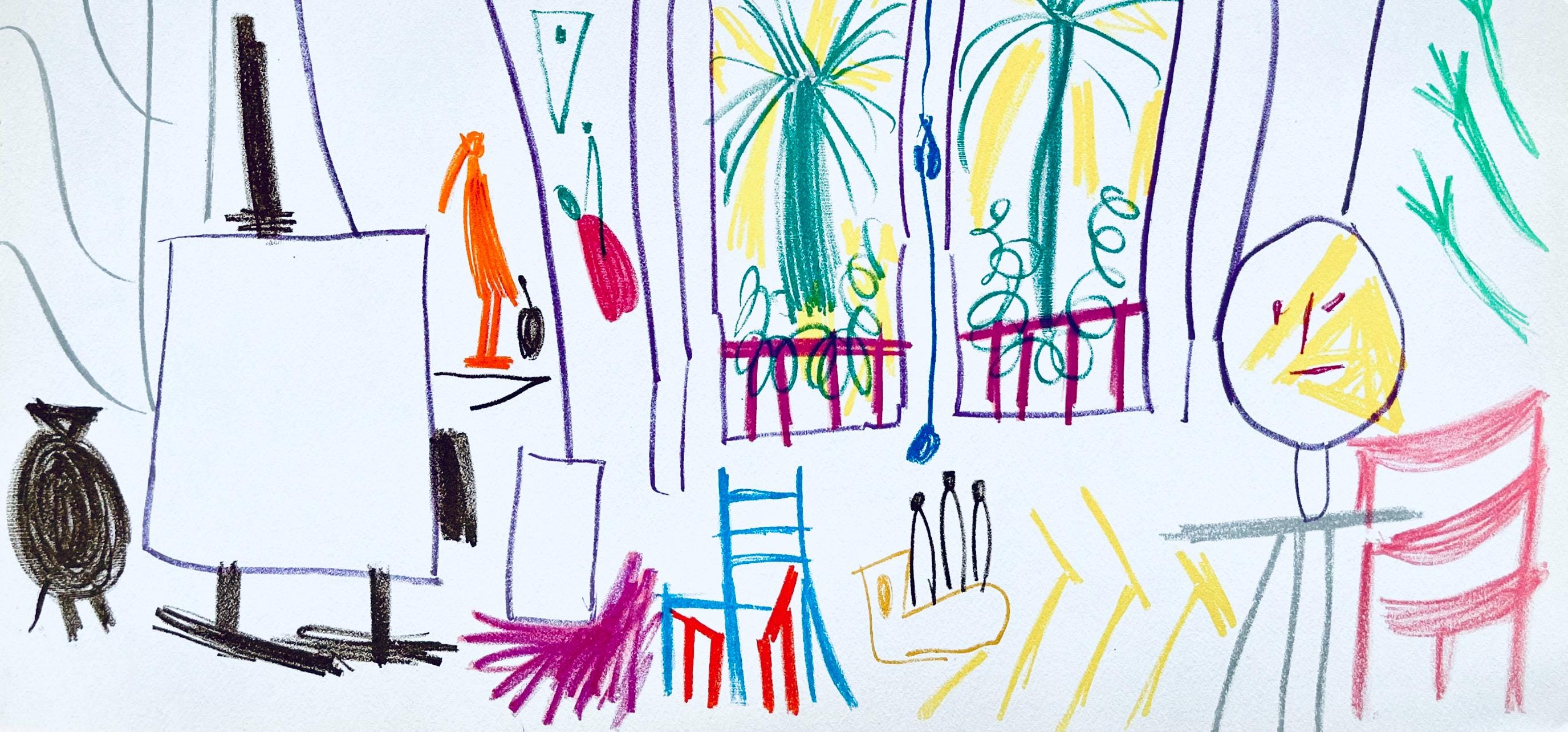 Pablo Picasso, Composition (Cramer 101), Carnet de la Californie, Limited Edition Lithograph