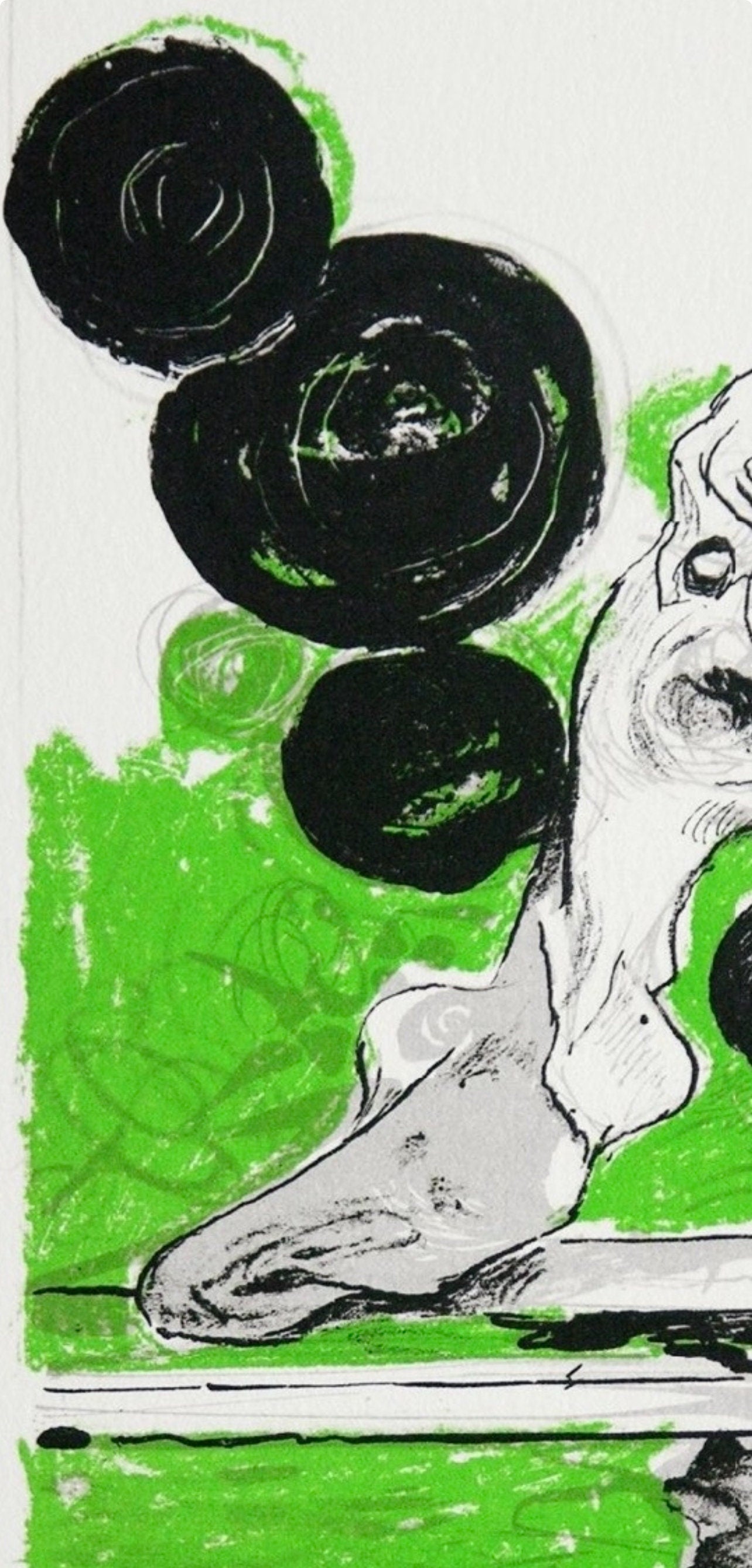Graham Sutherland, Hybrid, Souvenirs et portraits d'artistes, Limited Edition Lithograph