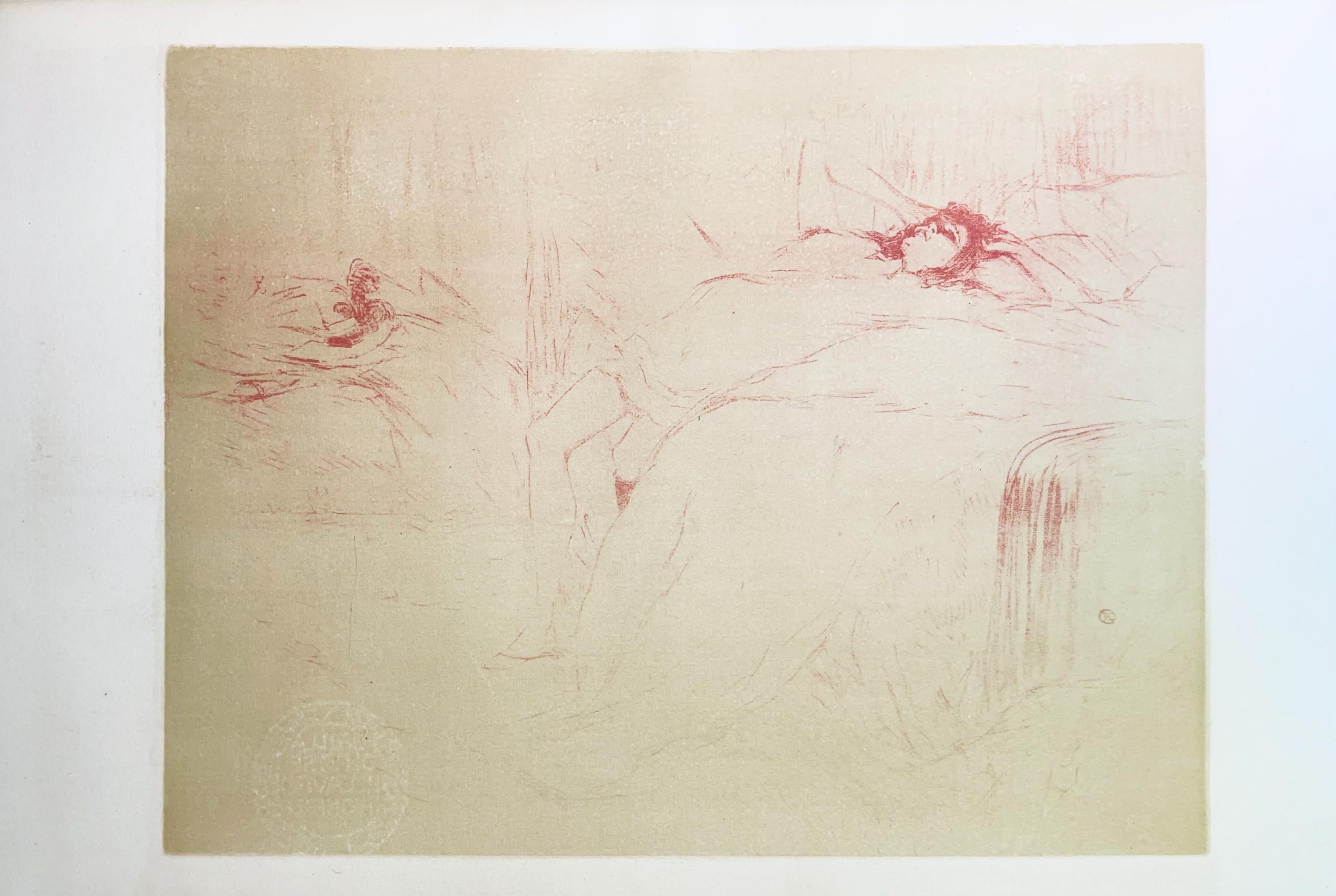 Henri de Toulouse-Lautrec, Composition, Images de Lautrec, 21 Planches en Couleurs, Collezione dell'Obelisco, Limited Edition Lithograph