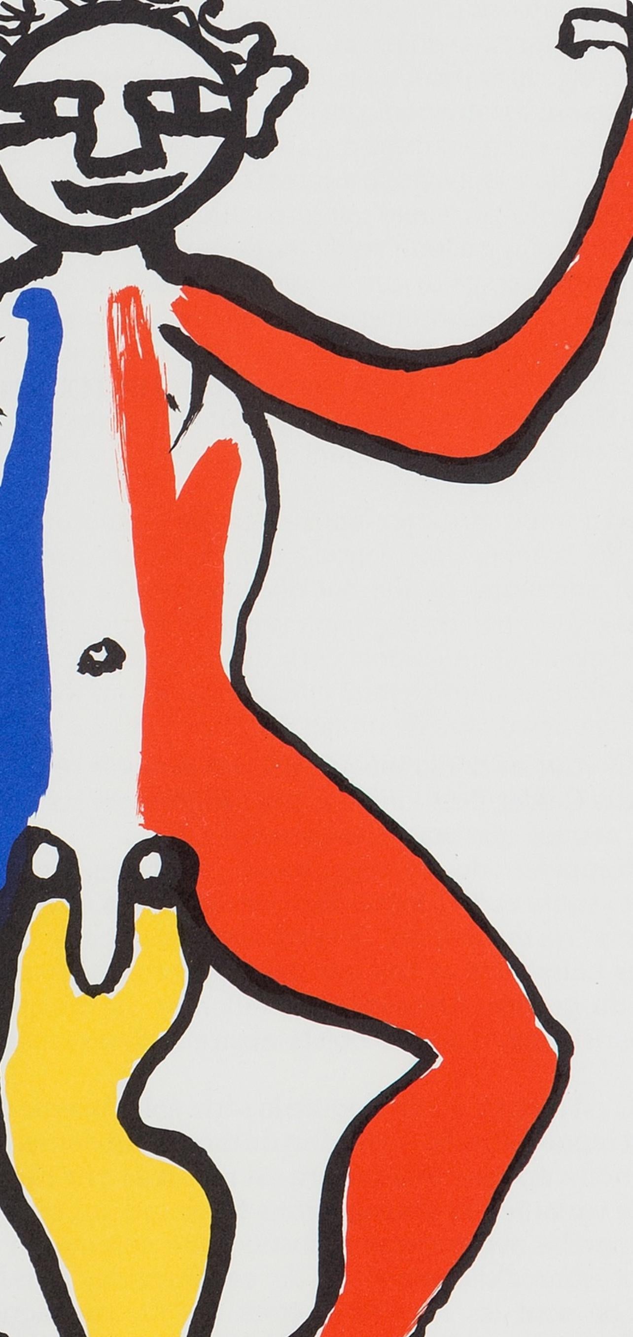 Alexander Calder, Composition, Derrière le miroir, Limited Edition Lithograph