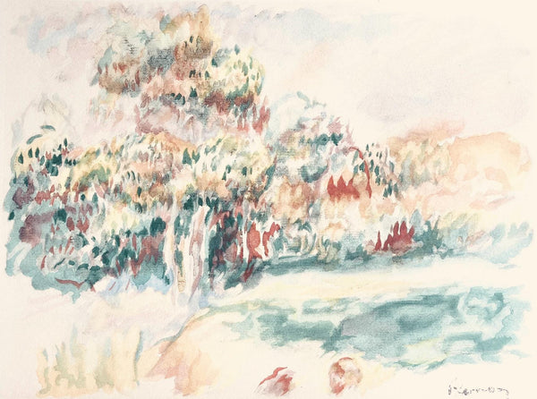 Pierre-Auguste Renoir, Composition, Seize Aquarelles et Sanguines de Renoir, Limited Edition Lithograph