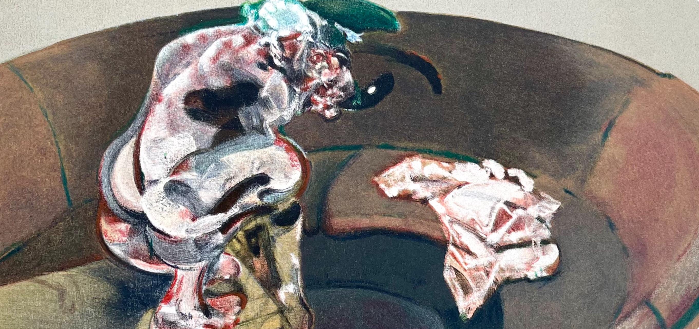 Francis Bacon, Portrait of George Dyer Crouching, Derrière le miroir, Limited Edition Lithograph