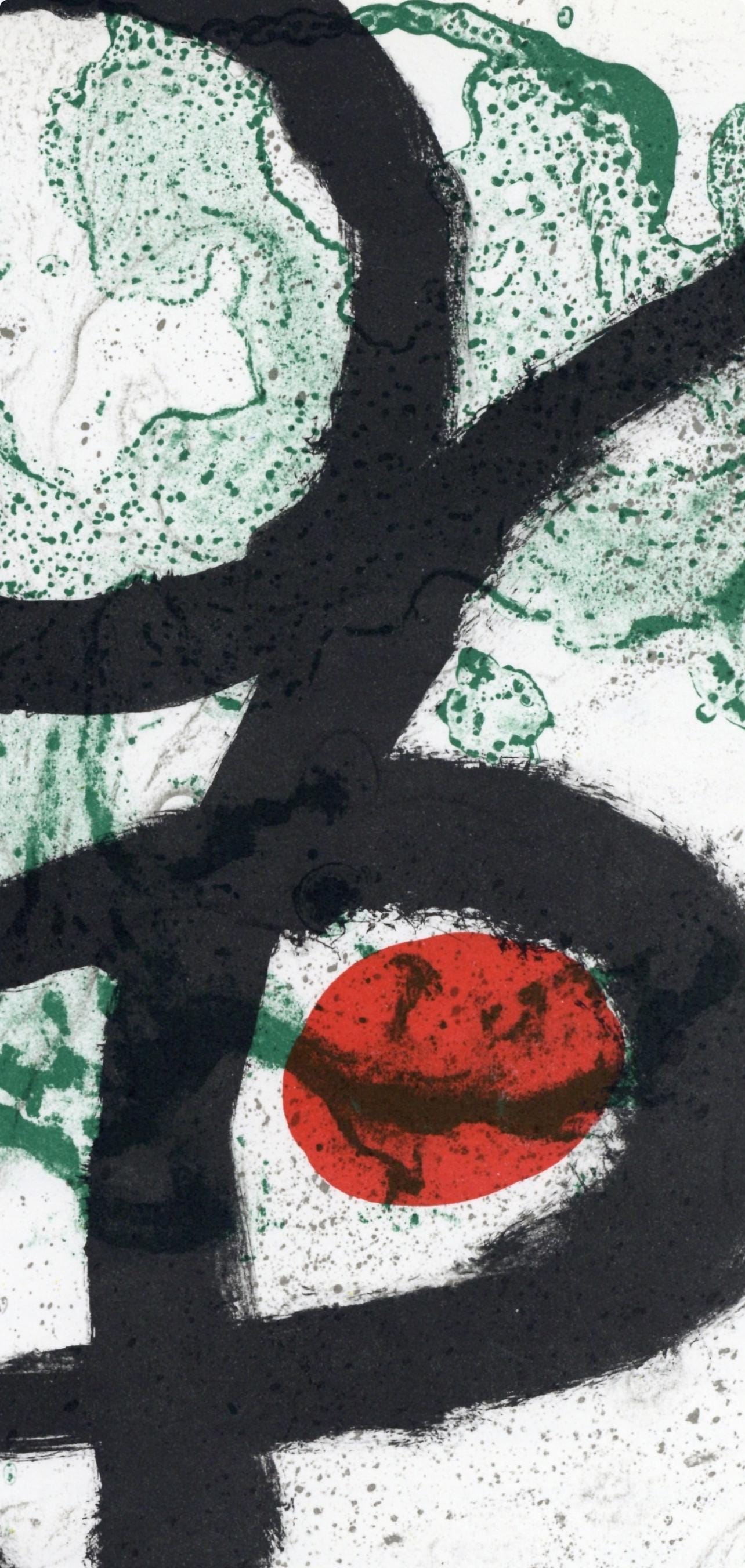 Joan Miró, Composition (Cramer 83; Mourlot 340-347), Derrière le miroir, Limited Edition Lithograph