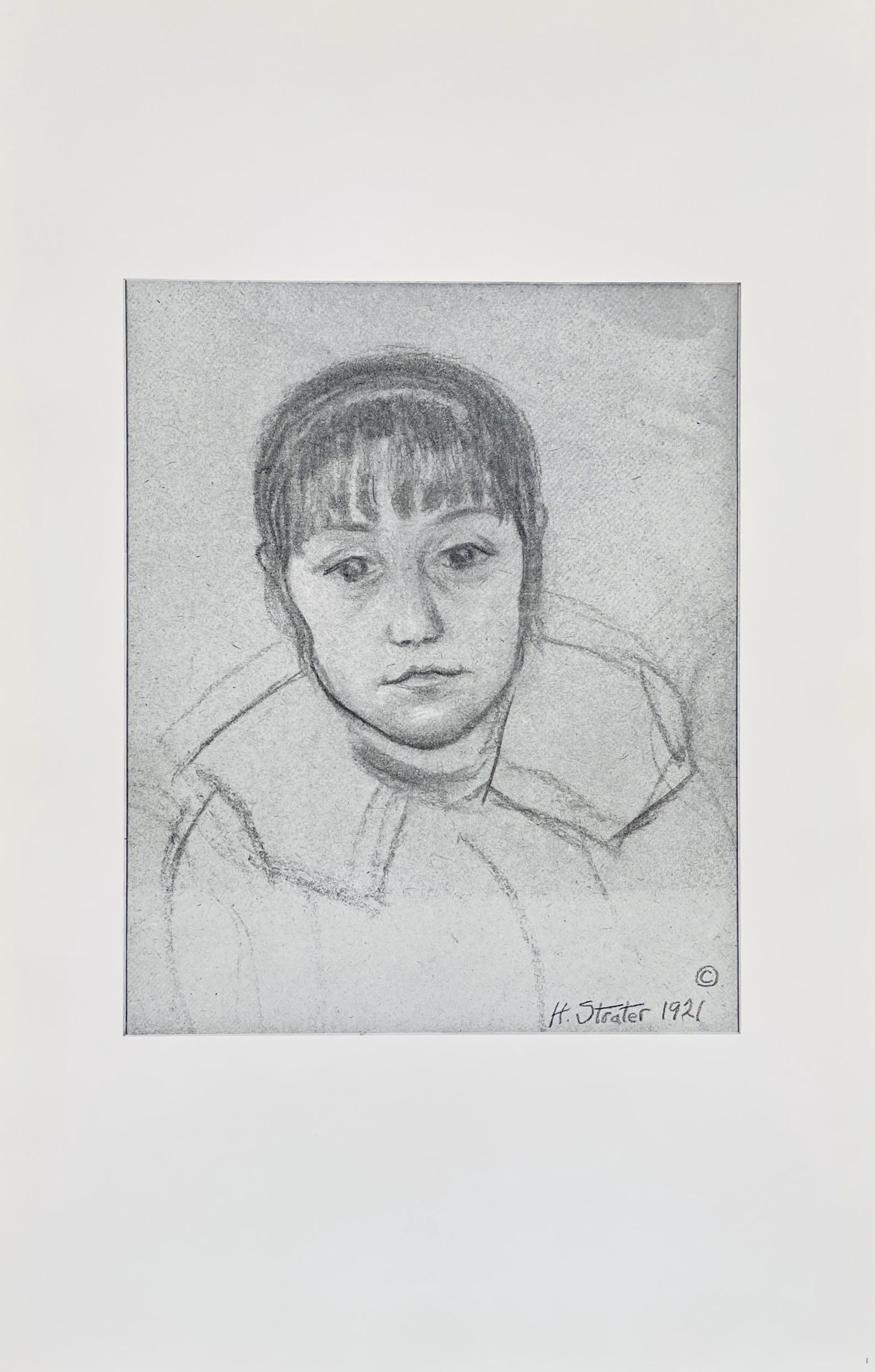 Henry Strater, Composition, 24 Drawings by Henry Strater, Limited Edition Lithograph