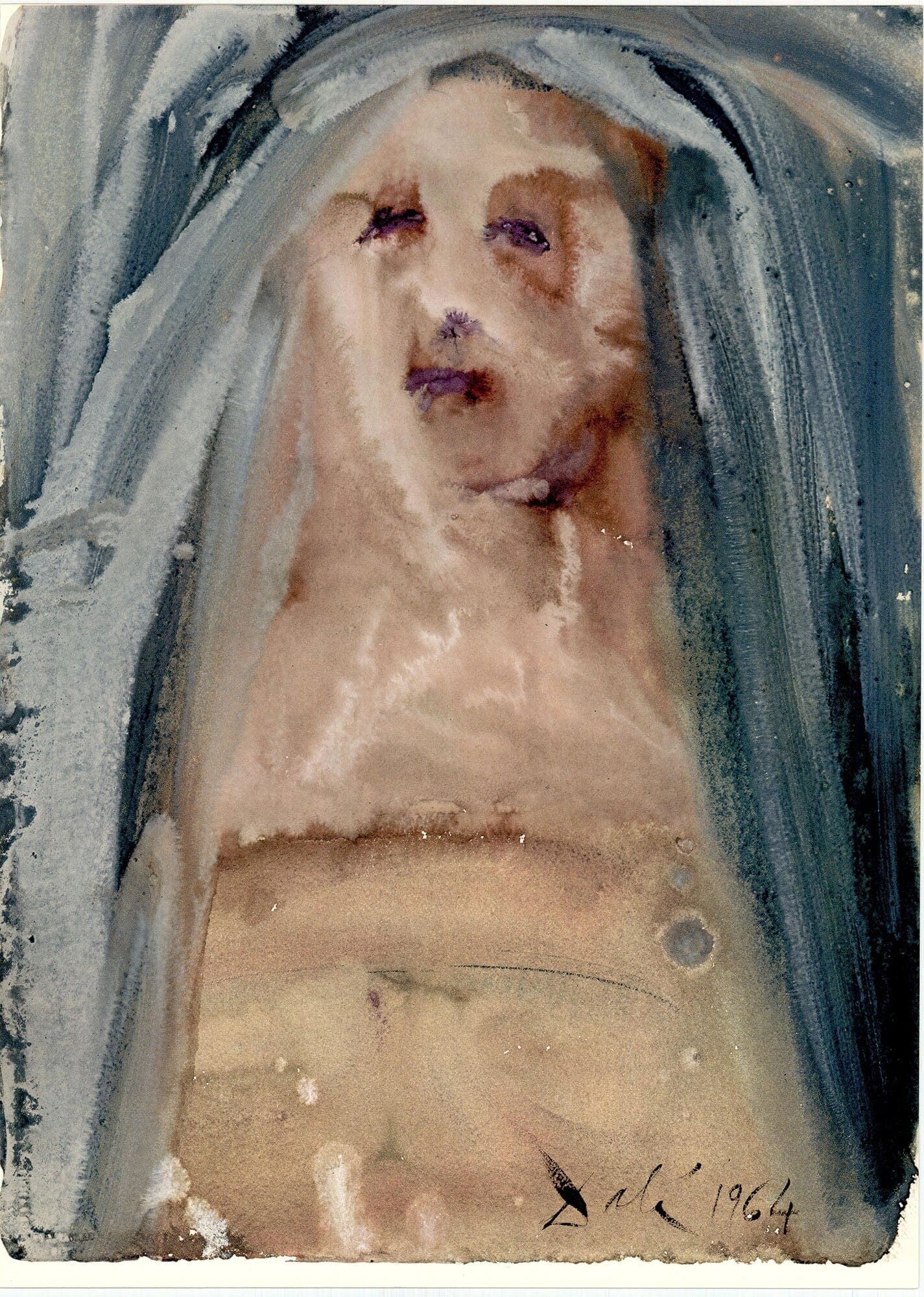 Salvador Dali, Composition (Michler/Löpsinger 1600; Field 69-3), Biblia Sacra, Limited Edition Lithograph