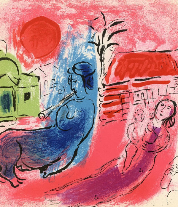 Marc Chagall, Composition (Mourlot 192-207; Cramer 34), Limited Edition Lithograph