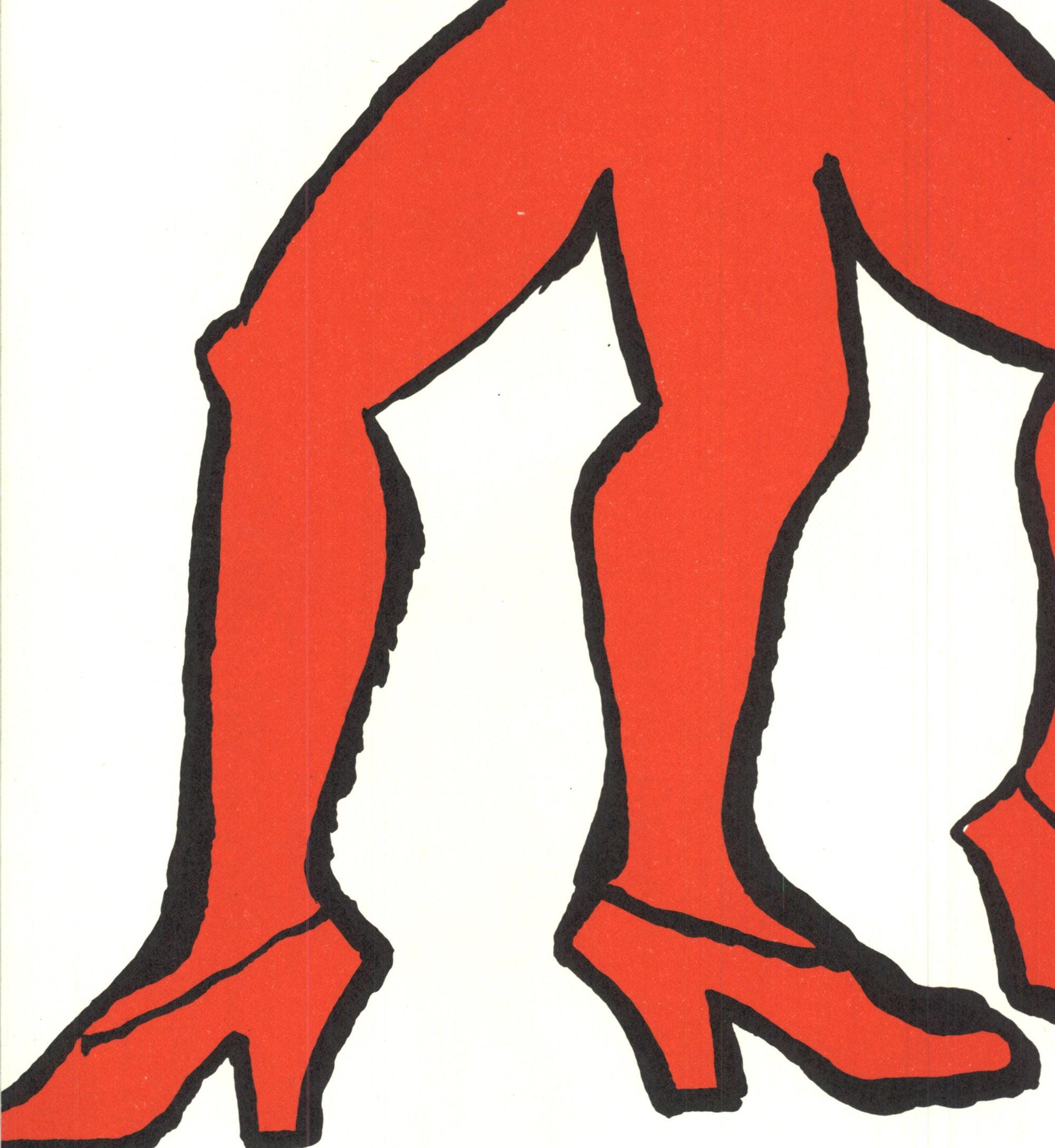 Alexander Calder, Composition, Derrière le miroir, Limited Edition Lithograph