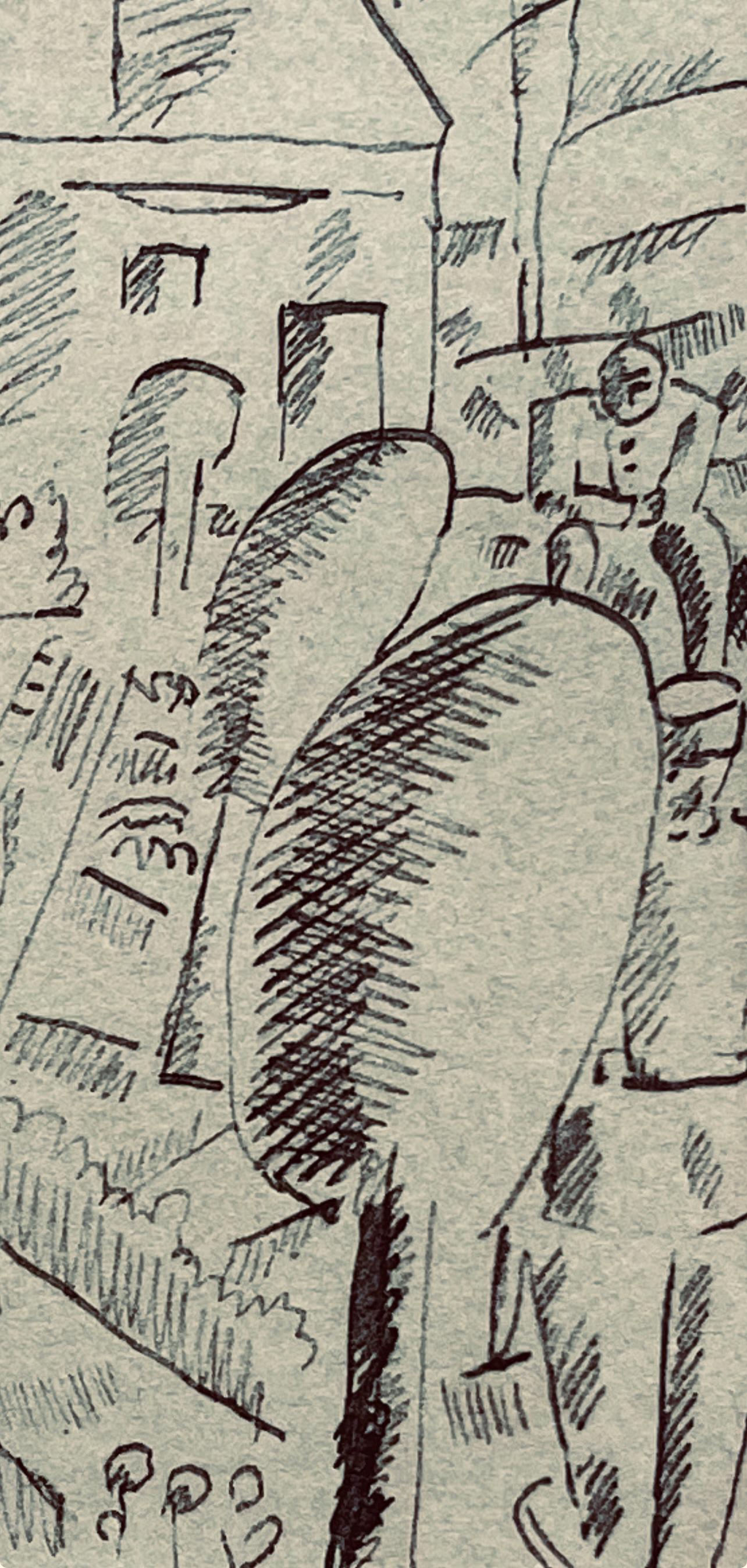 Fernand Léger, Paysage En Argonne, Fernand Léger, Dessins de Guerre, Limited Edition Lithograph