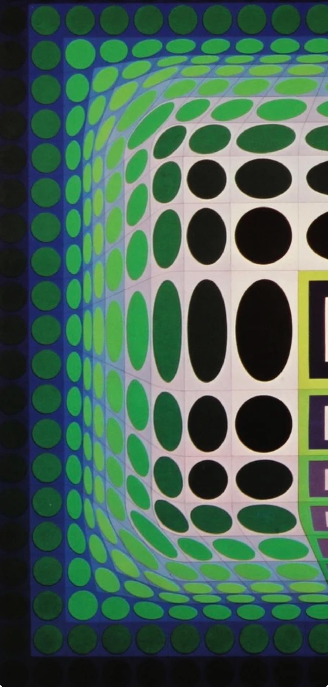 Victor Vasarely, Composition, Damier, Limited Edition Héliogravure