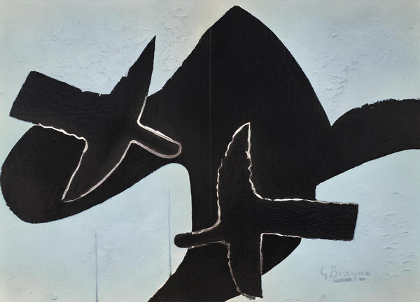 Georges Braque, Composition, Derrière le miroir, Limited Edition Lithograph