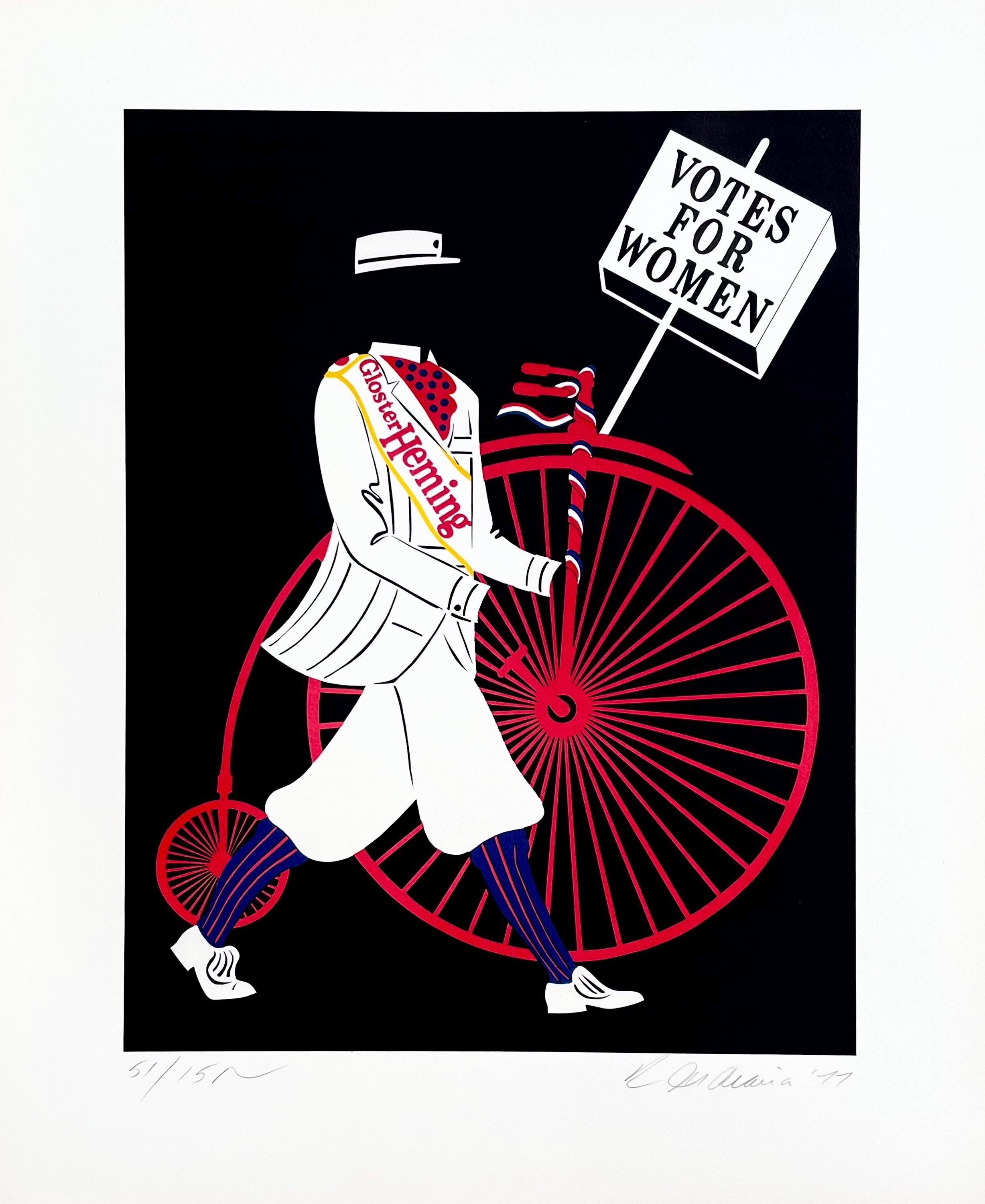 Robert Indiana, Gloster Heming (Sheehan 96-108), Mother of Us All, Limited Edition Silkscreen