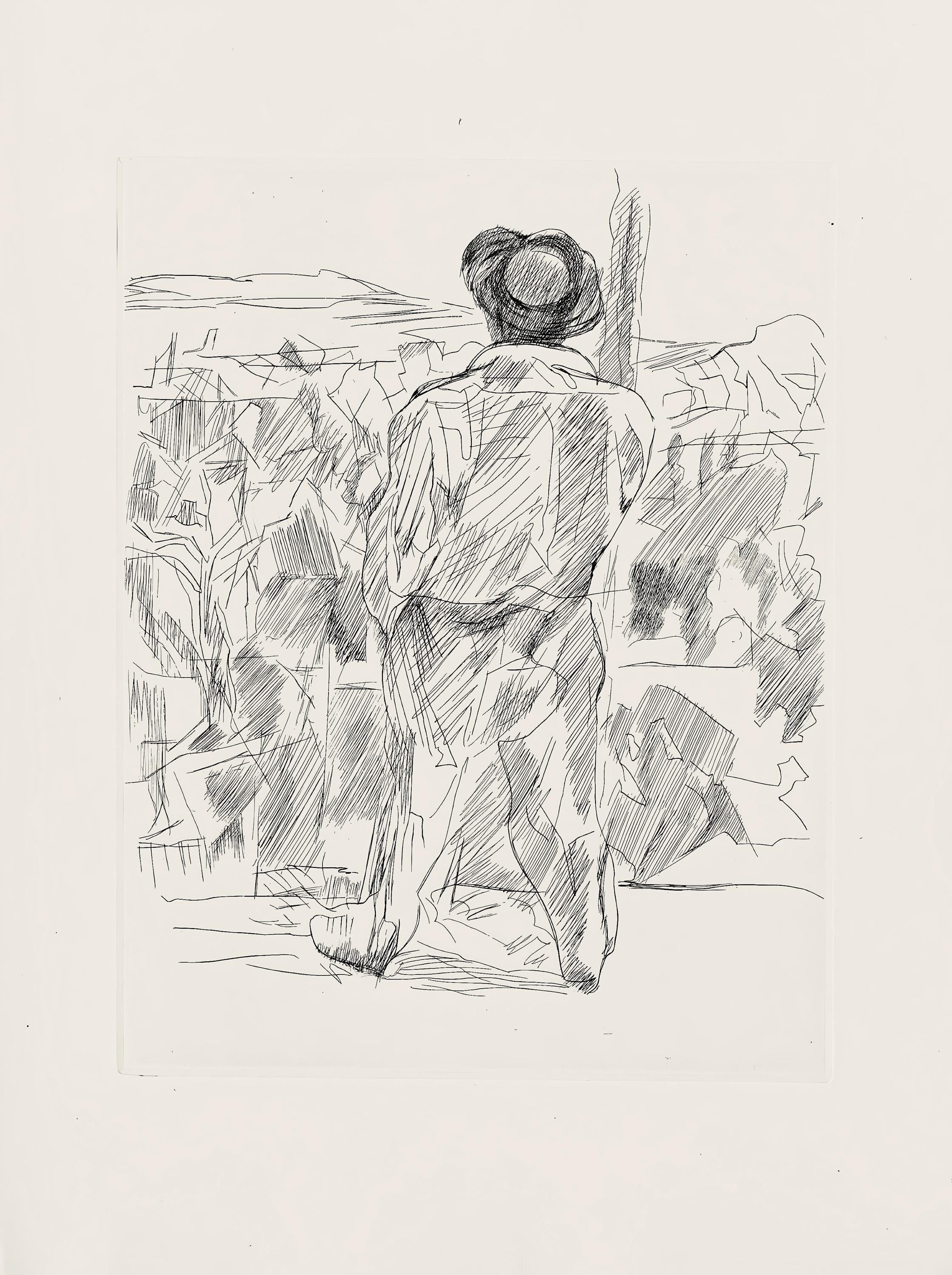 Jacques Villon, Composition (Ginestet/Pouillon 42-64), Hésiode, Les Travaux et les Jours, Limited Edition Etching