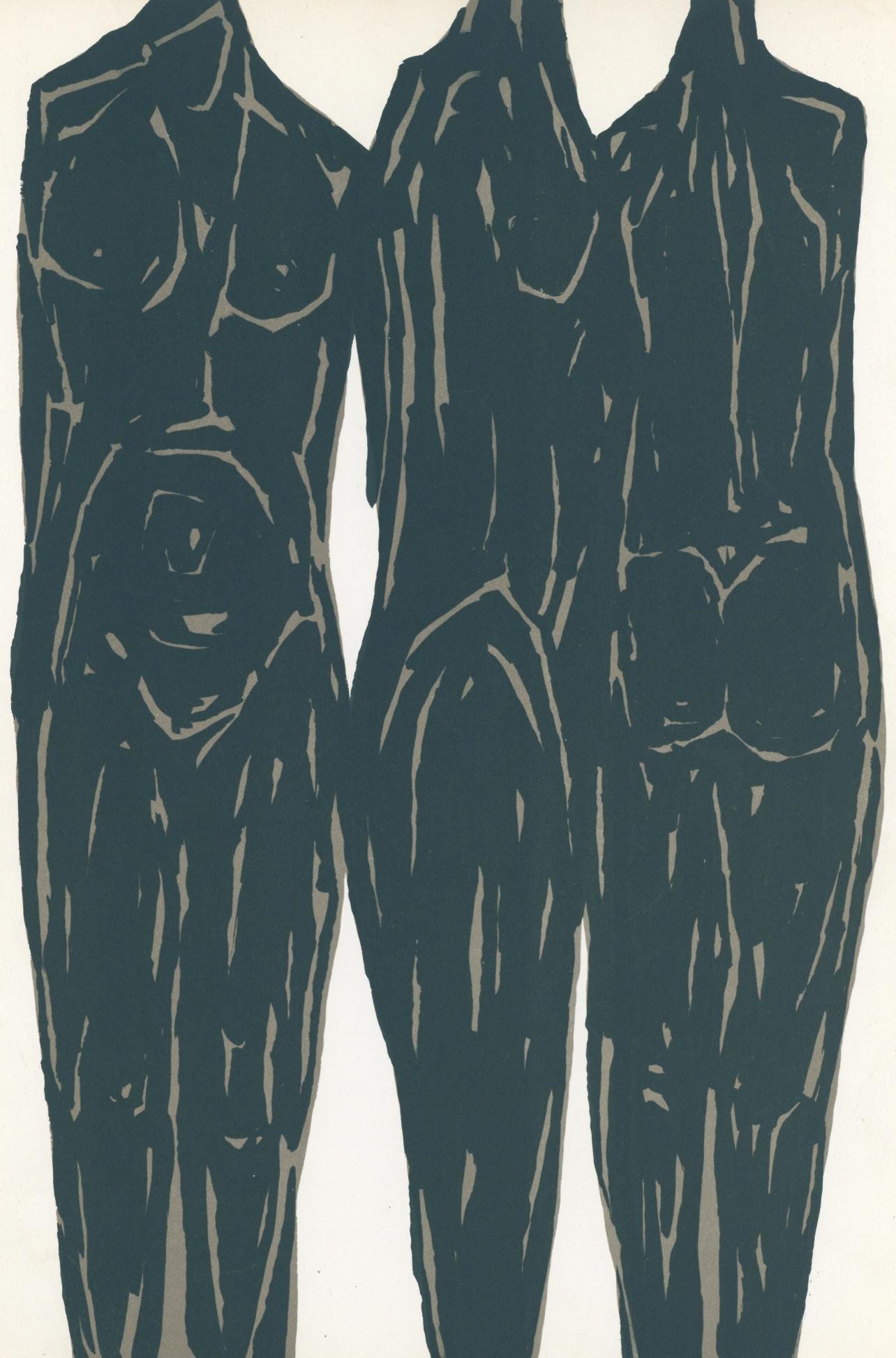 Raoul Ubac, Composition, Derrière le miroir, Limited Edition Lithograph