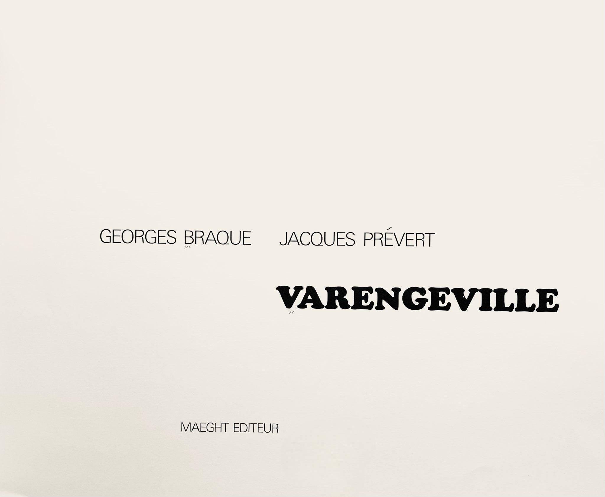 Georges Braque, Marine à la Mouette, Varengeville, Limited Edition Lithograph