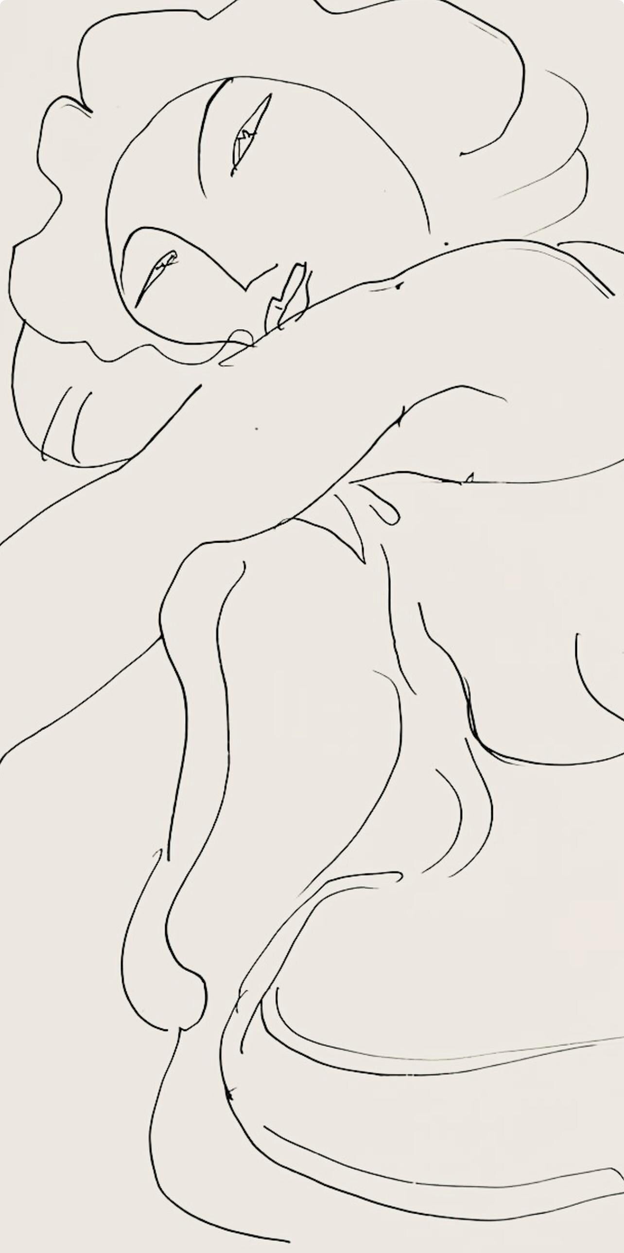 Henri Matisse, Série D, var. 8 (Duthuit 9), Henri Matisse, Dessins, Thèmes et variations, Limited Edition Lithograph