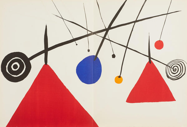 Alexander Calder, Composition, Derrière le miroir, Limited Edition Lithograph