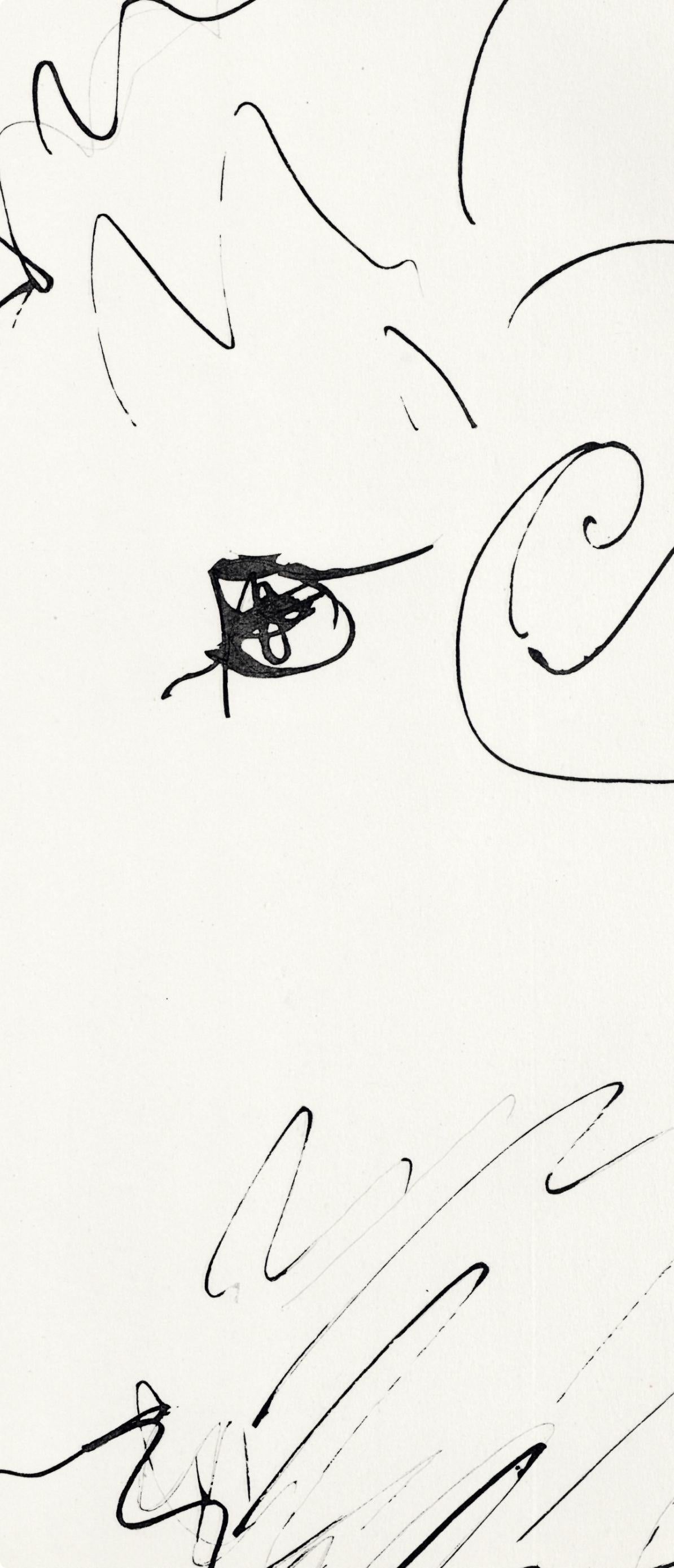 Pablo Picasso, Tête de bélier (Cramer No. 84), 40 dessins de Picasso en marge du Buffon, Limited Edition Lithograph