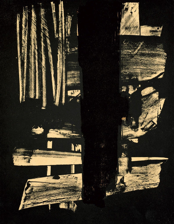 Pierre Soulages, Lithographie n.9 (Rivière 9; Encrevé et Miessner 54), XXe siècle, Limited Edition Lithograph