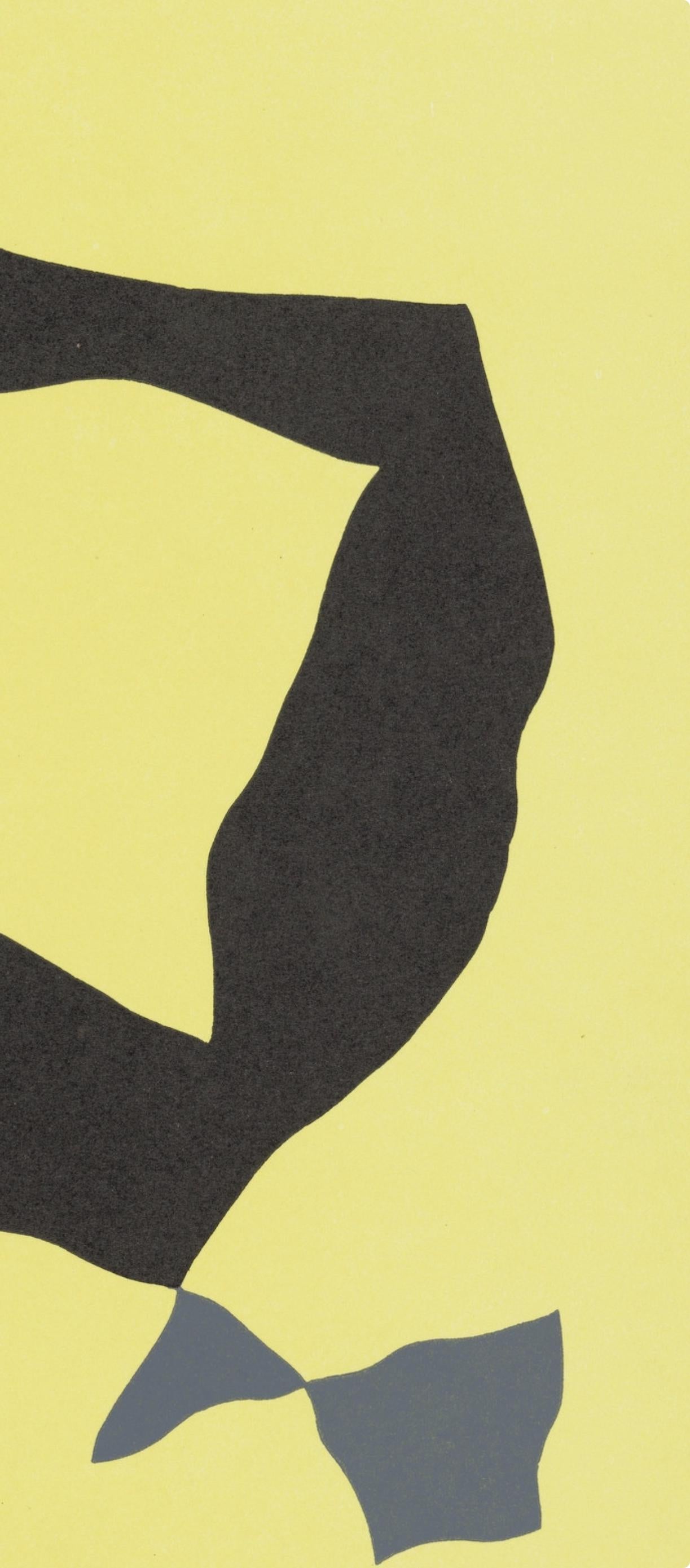 Hans Jean Arp, Composition, Feuilles éparses, Limited Edition Woodcut