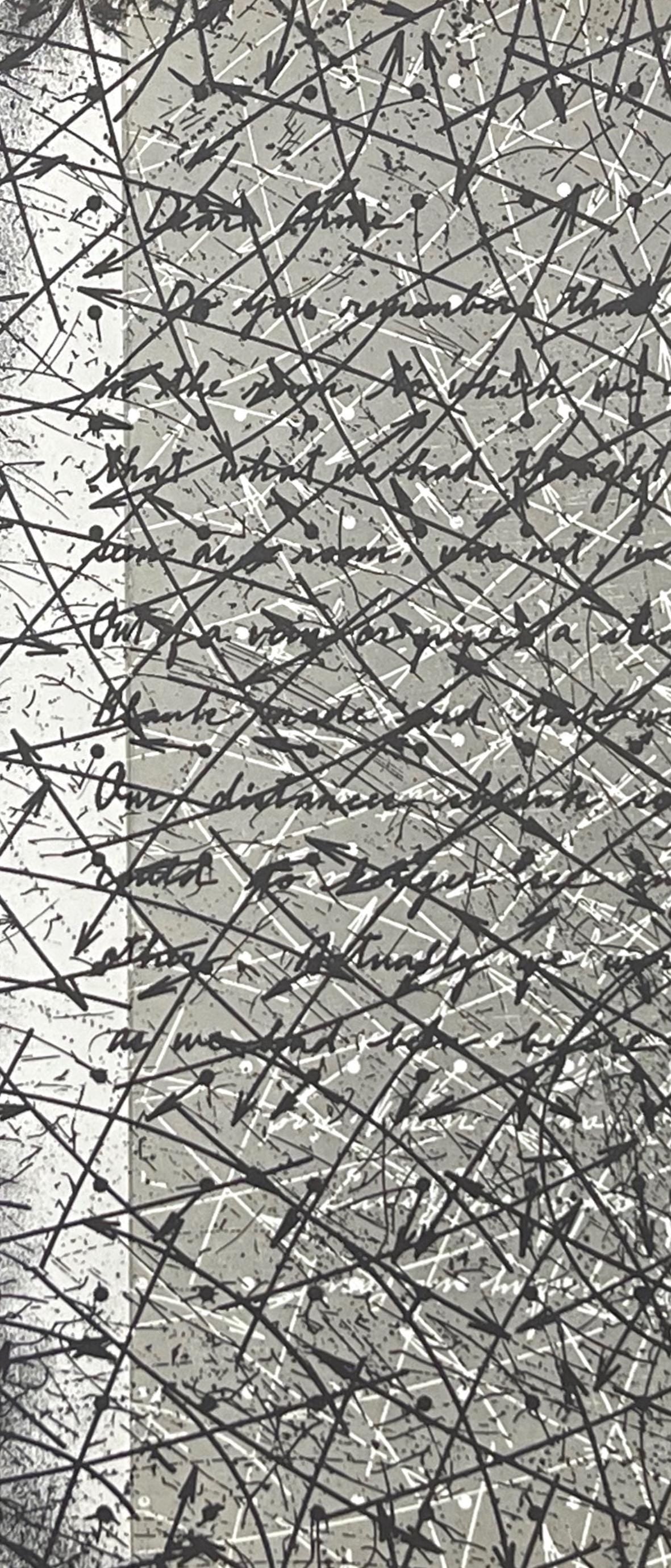 Shusaku Arakawa 荒川 修作, Composition, Hommage à Aimé et Marguerite Maeght, Derrière le miroir, Limited Edition Lithograph