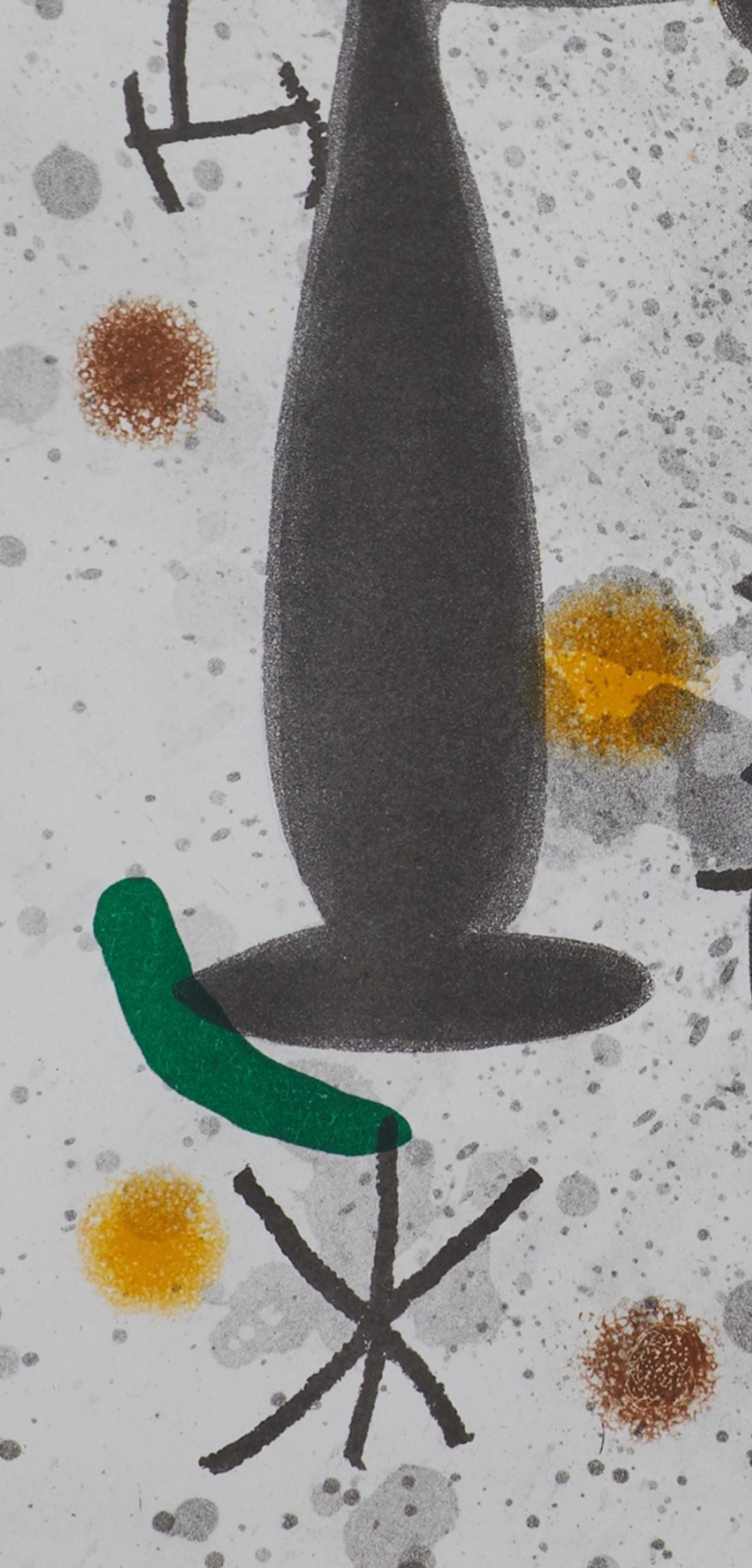 Joan Miró, Composition, Derrière le miroir, Limited Edition Lithograph