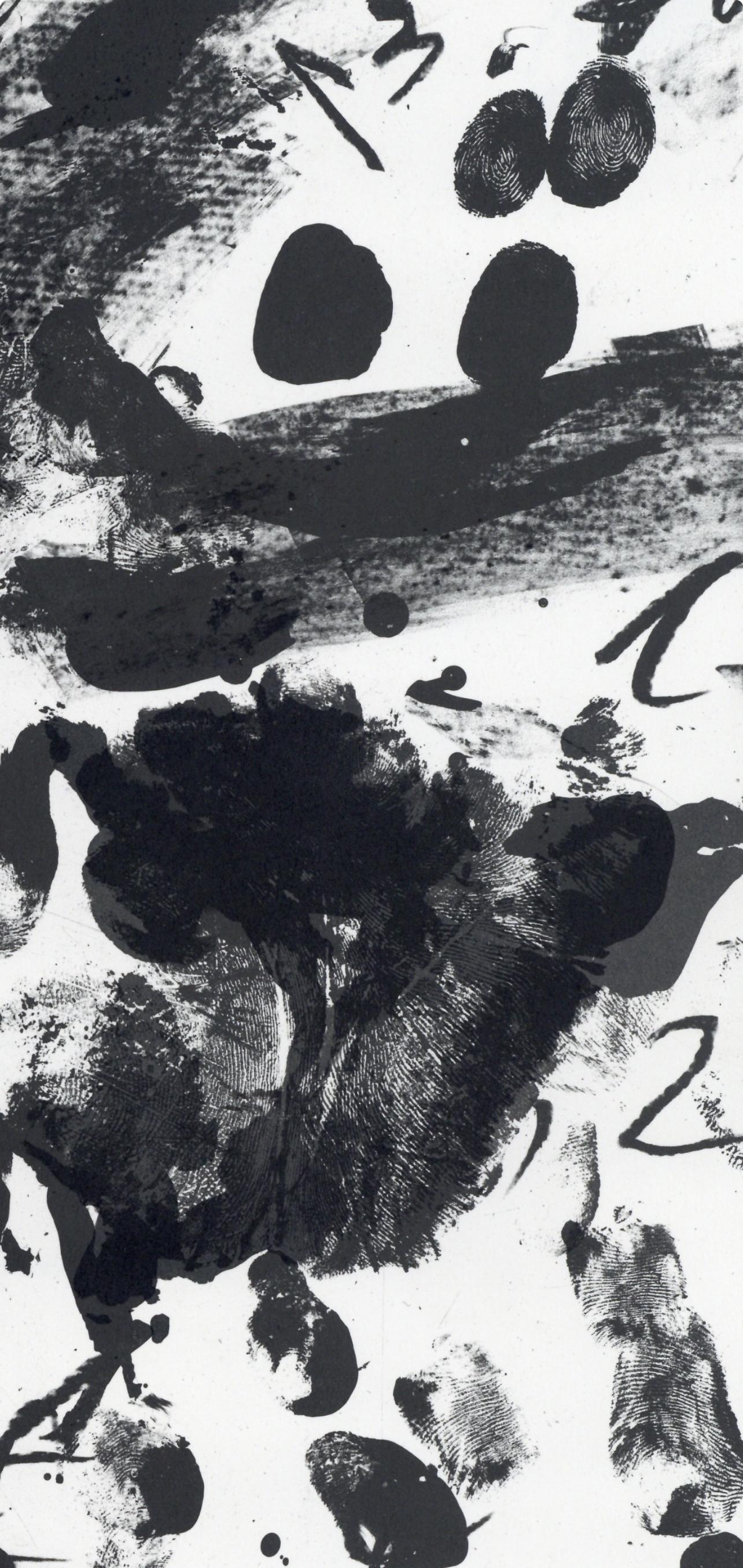 Antoni Tàpies, Composition, Derrière le miroir, Limited Edition Lithograph