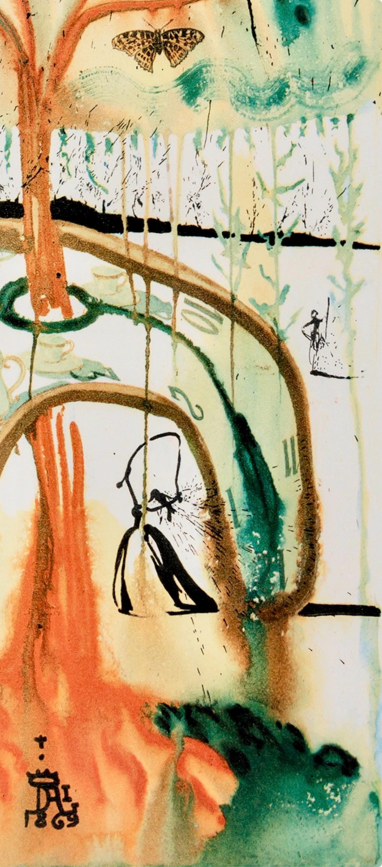 Salvador Dalí, Composition (Field 69-5, A-M), Alice's Adventures in Wonderland, Limited Edition Héliogravure