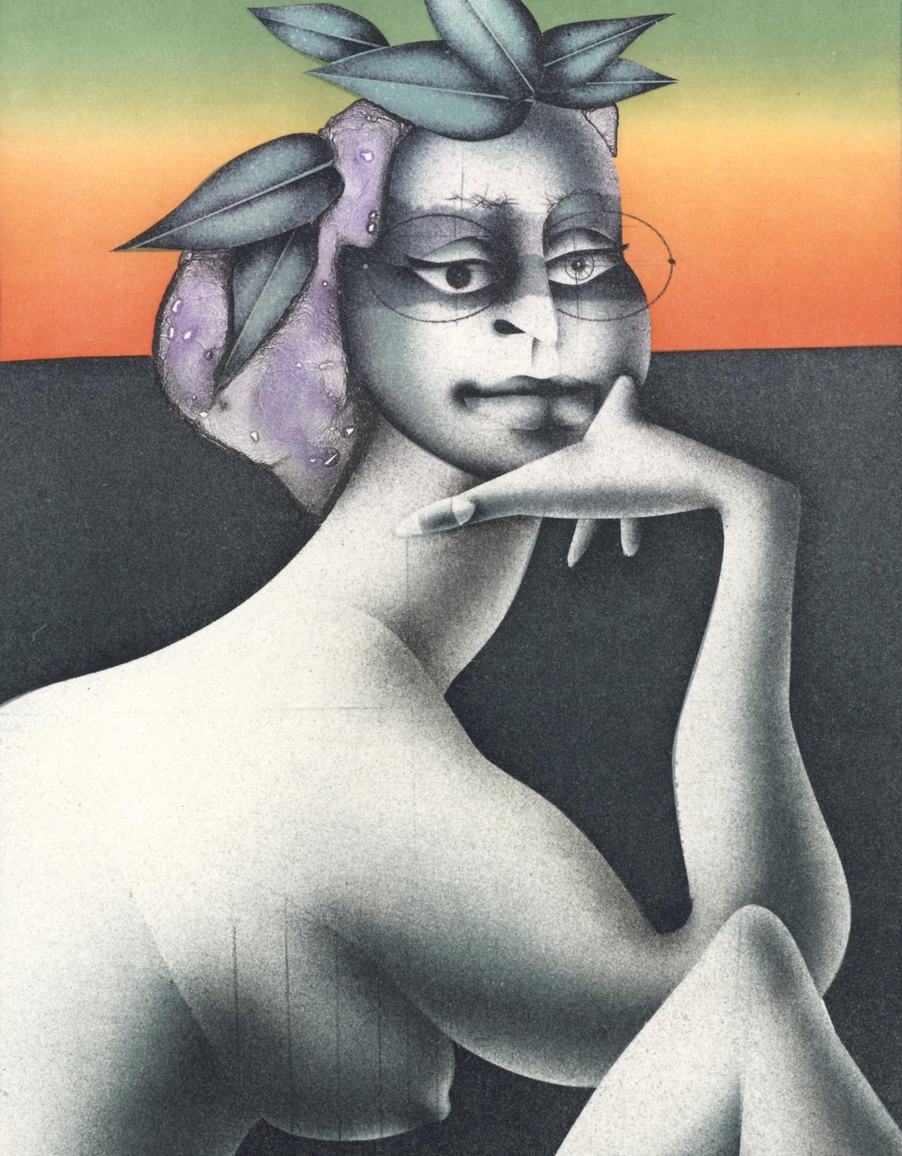 Paul Wunderlich, Composition, XXe siècle, Limited Edition Lithograph