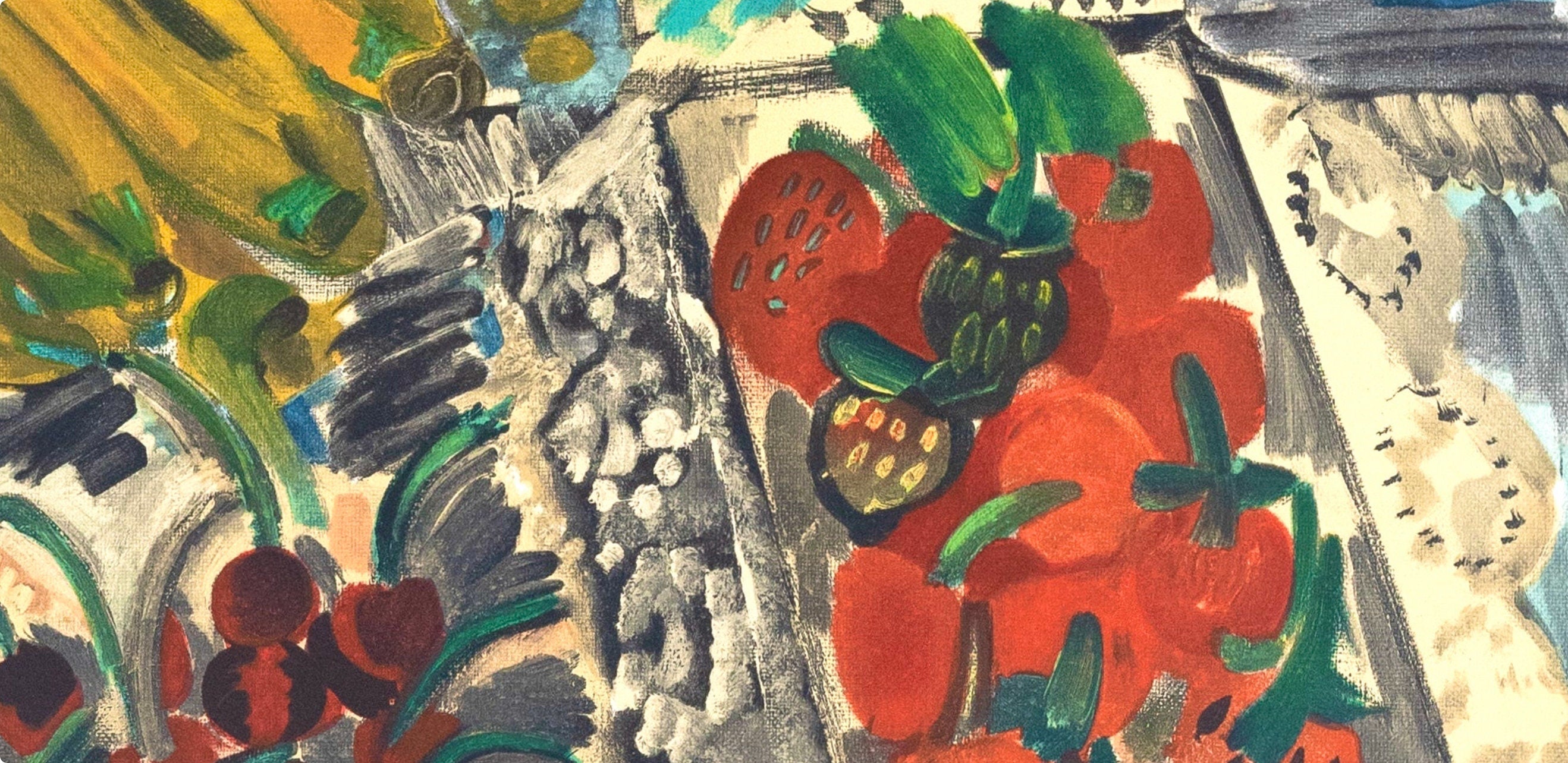 Raoul Dufy, Nature Morte Aux Fruits, Raoul Dufy, Collection Pierre Lévy, Limited Edition Lithograph