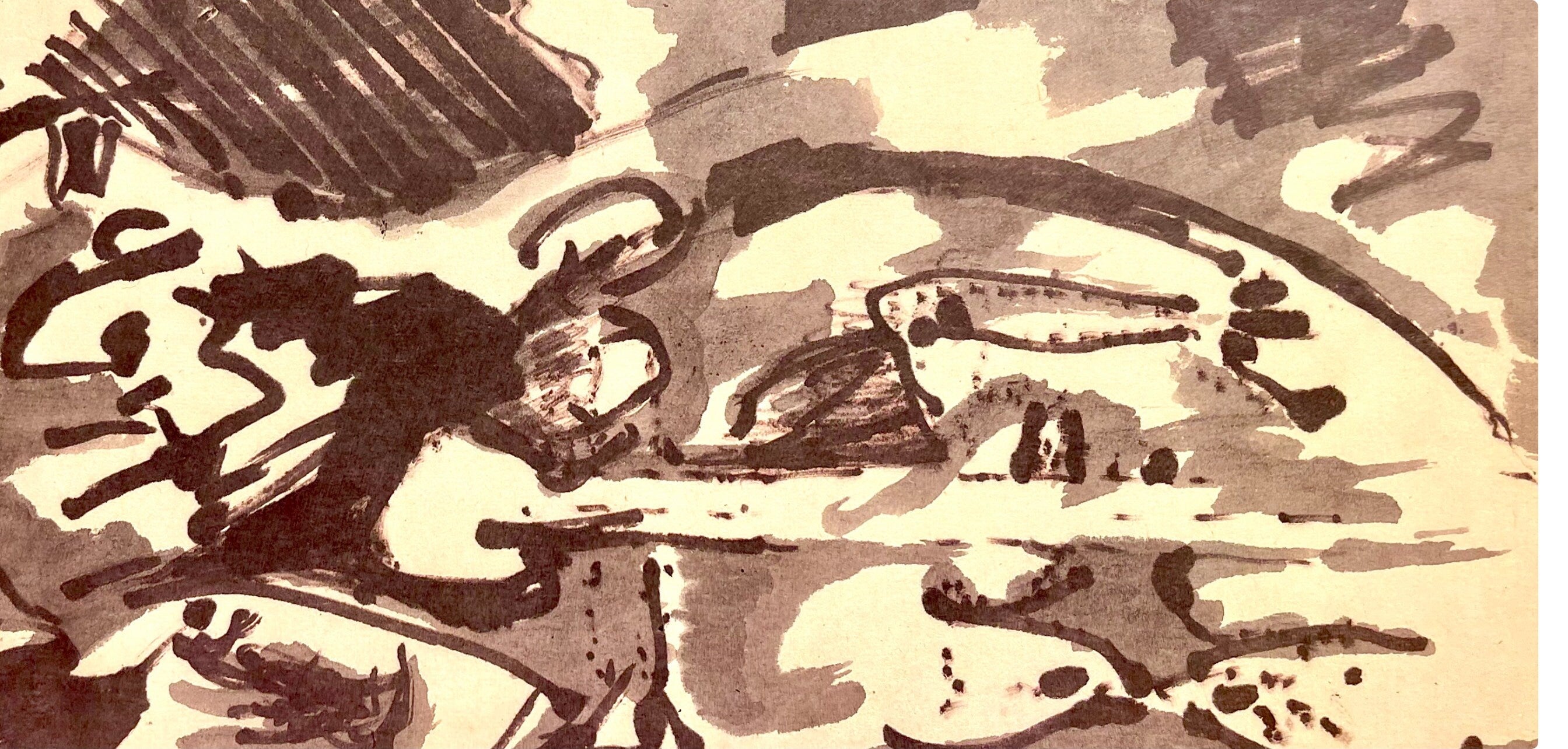 Jackson Pollock, Composition, Jackson Pollock, The Last Sketchbook, Limited Edition Lithograph