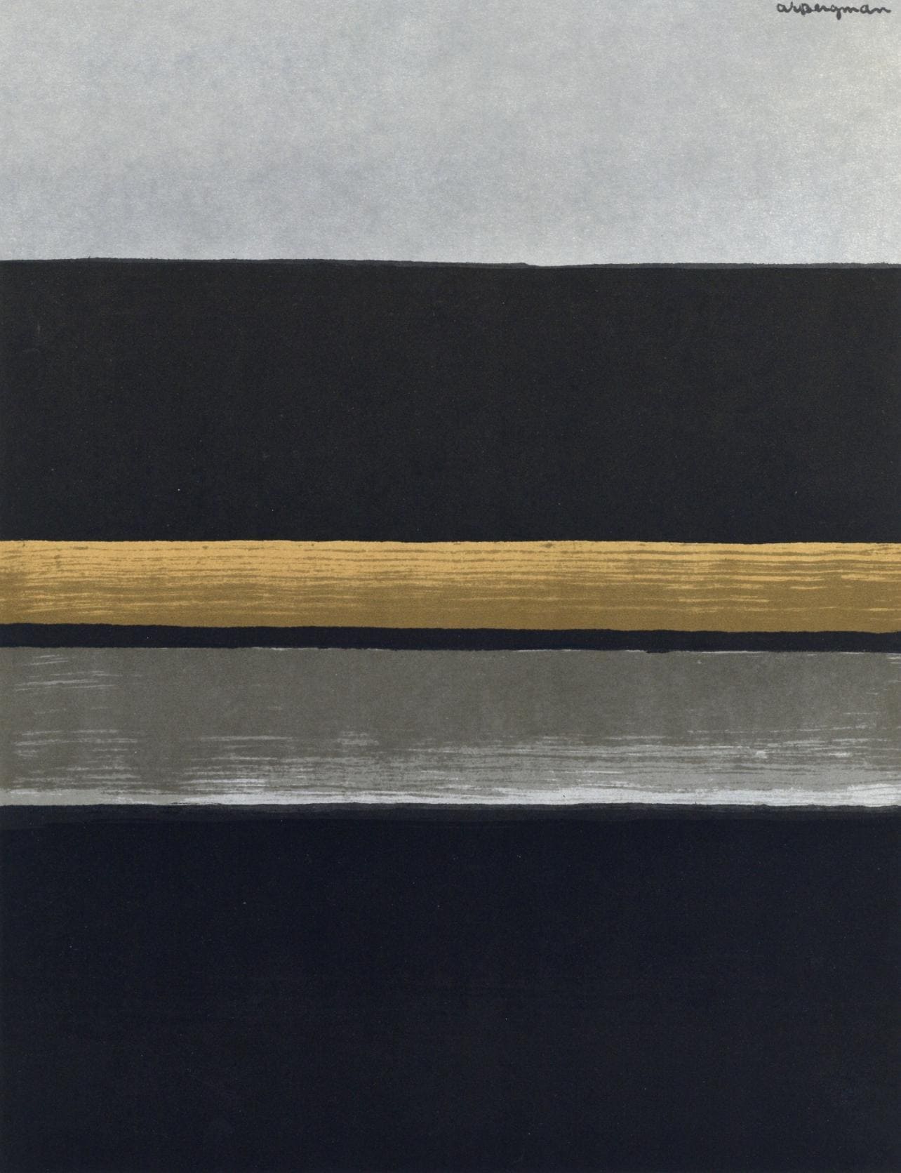 Anna-Eva Bergman, Composition, XXe siècle, Limited Edition Lithograph