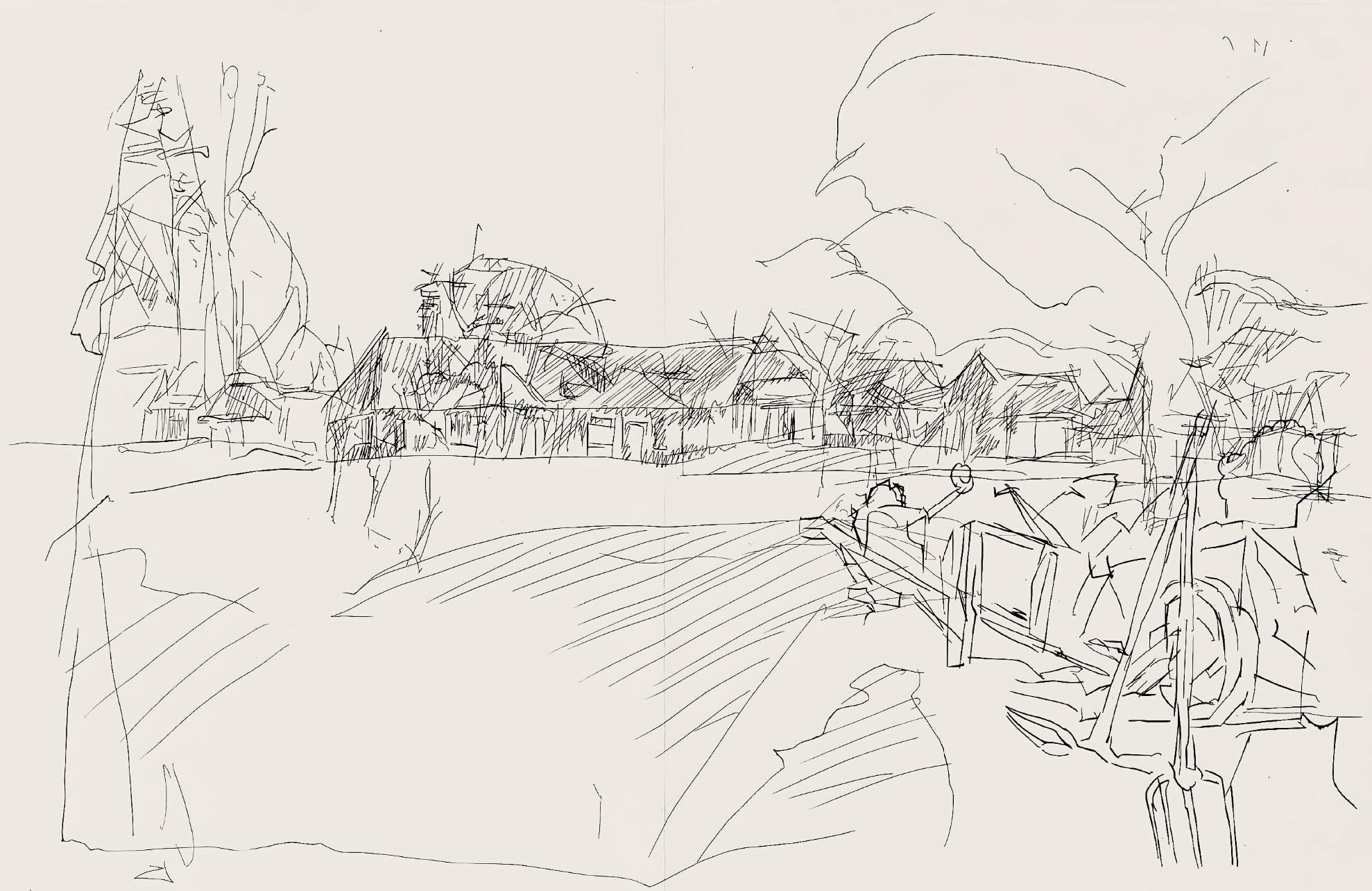 Jacques Villon, Composition (Ginestet/Pouillon 42-64), Hésiode, Les Travaux et les Jours, Limited Edition Etching