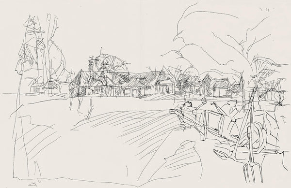 Jacques Villon, Composition (Ginestet/Pouillon 42-64), Hésiode, Les Travaux et les Jours, Limited Edition Etching