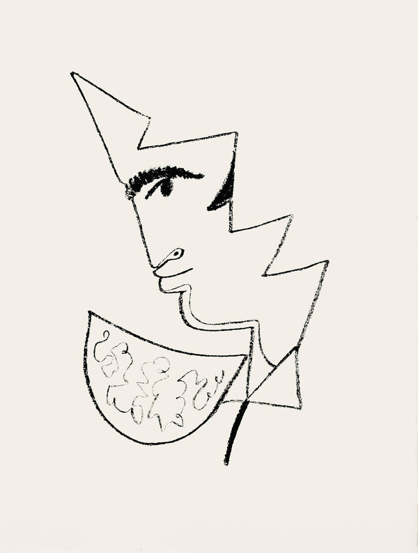 Jean Cocteau, Composition, Taureaux, Limited Edition Lithograph