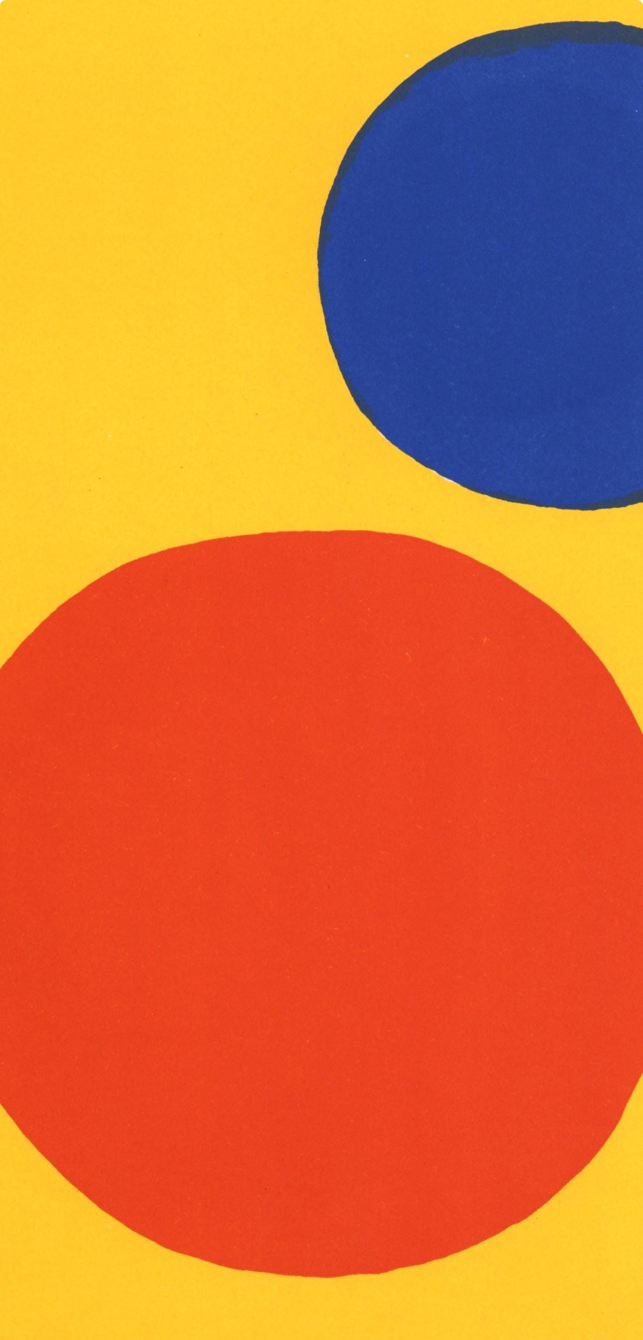 Alexander Calder, Composition, Derrière le miroir, Limited Edition Lithograph