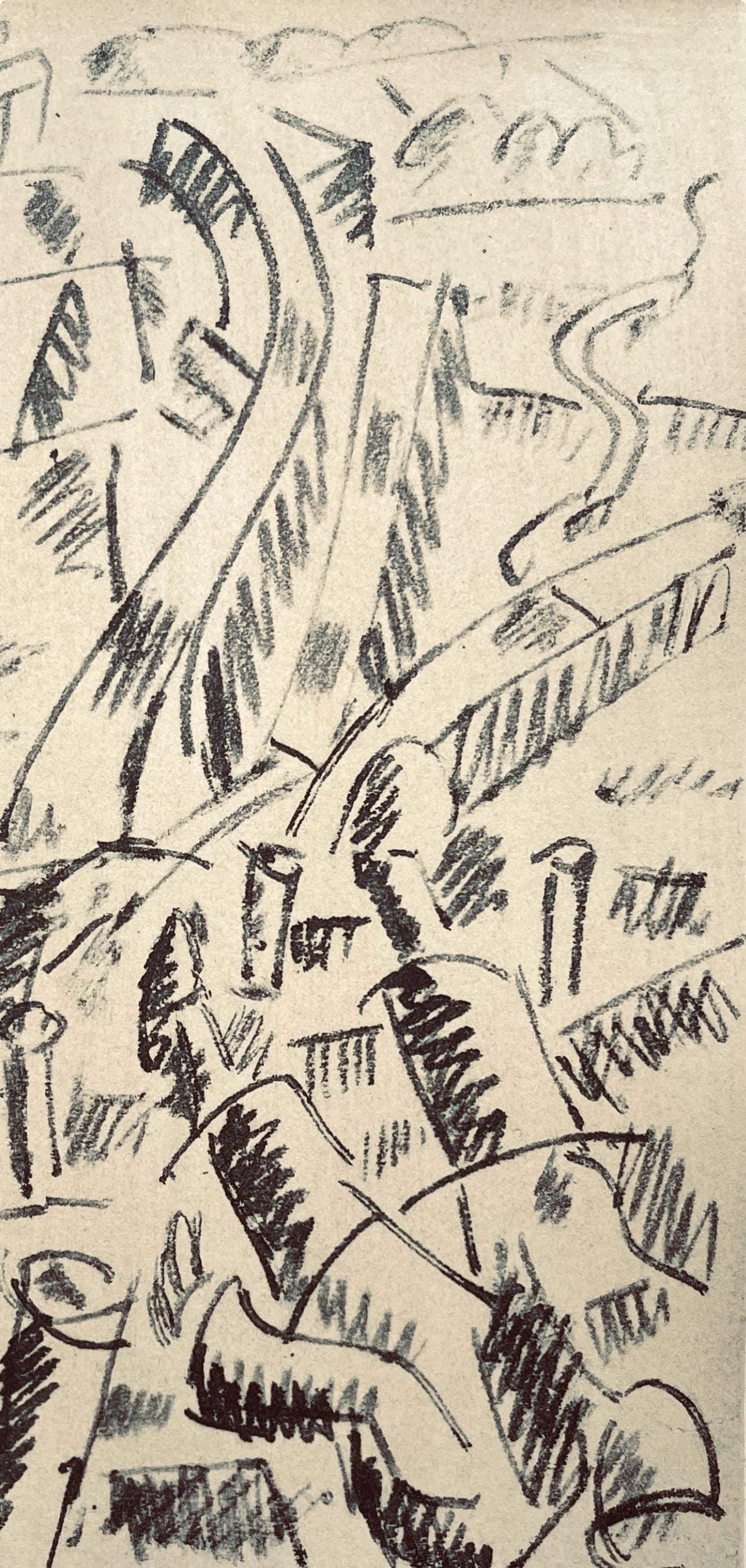 Fernand Léger, Le Boche Dans Les Fils De Fer, Fernand Léger, Dessins de Guerre, Limited Edition Lithograph