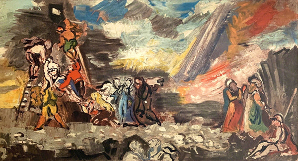 Charles Dufresne, Descente de Croix, Dufresne, Collection Pierre Lévy, Limited Edition Lithograph