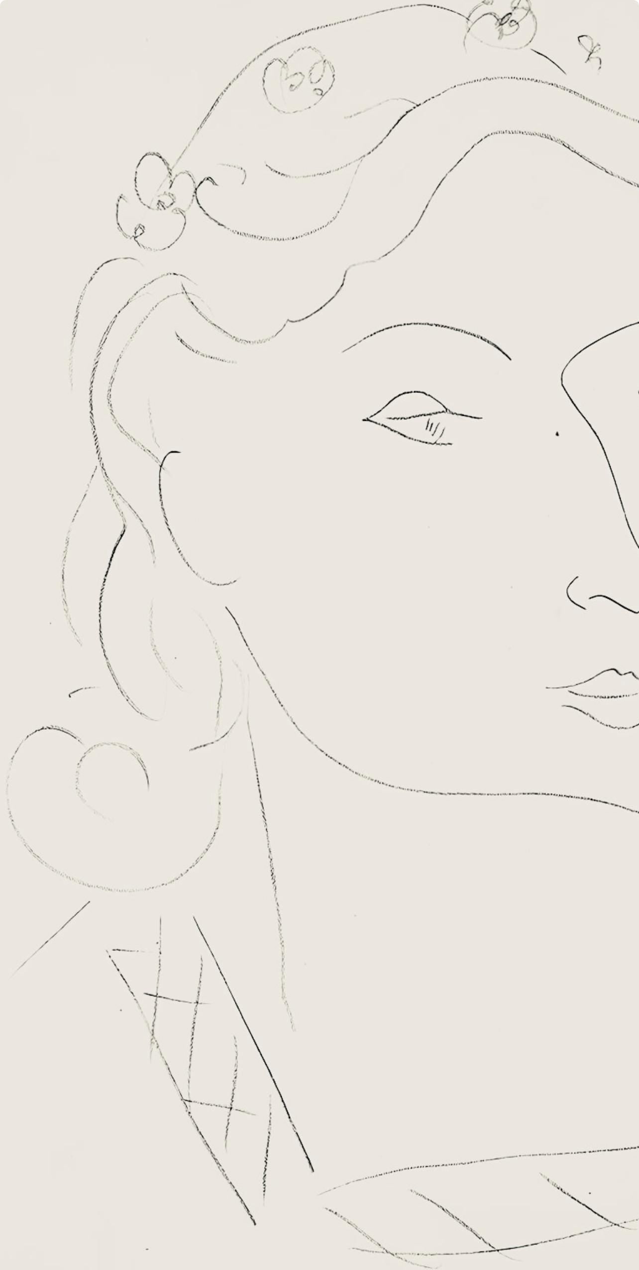 Henri Matisse, Série O, var. 11 (Duthuit 9), Henri Matisse, Dessins, Thèmes et variations, Limited Edition Lithograph