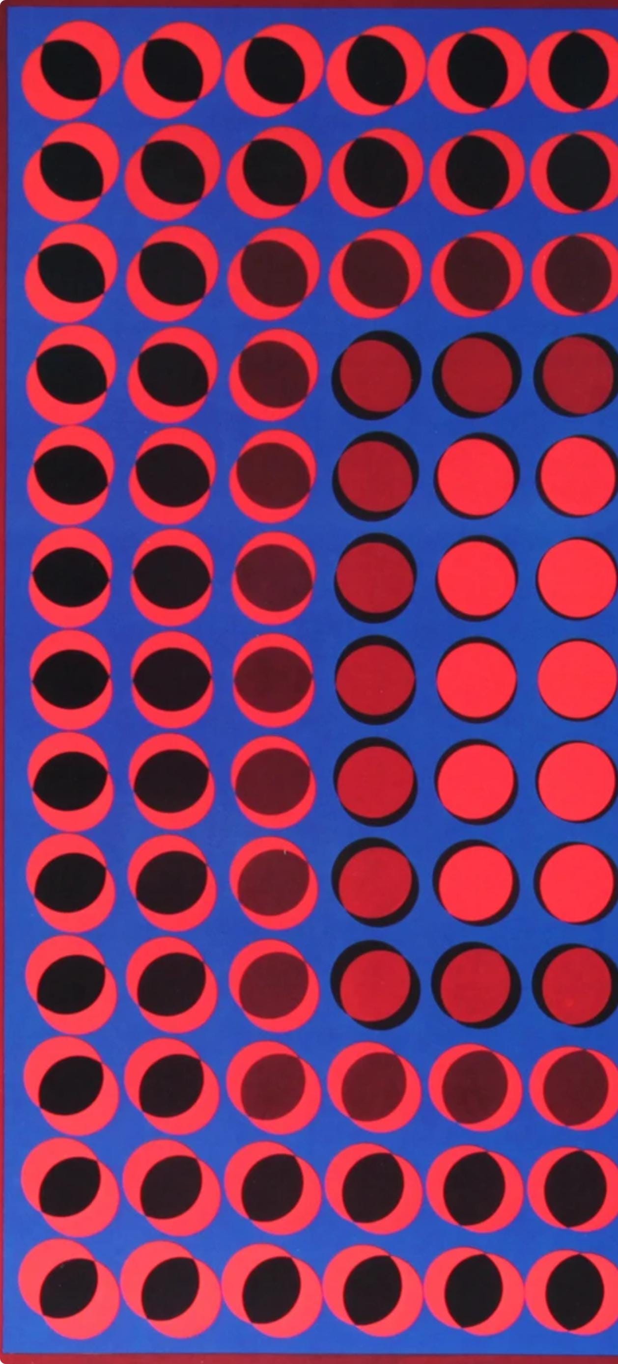 Victor Vasarely, Composition, Progressions I, Limited Edition Héliogravure