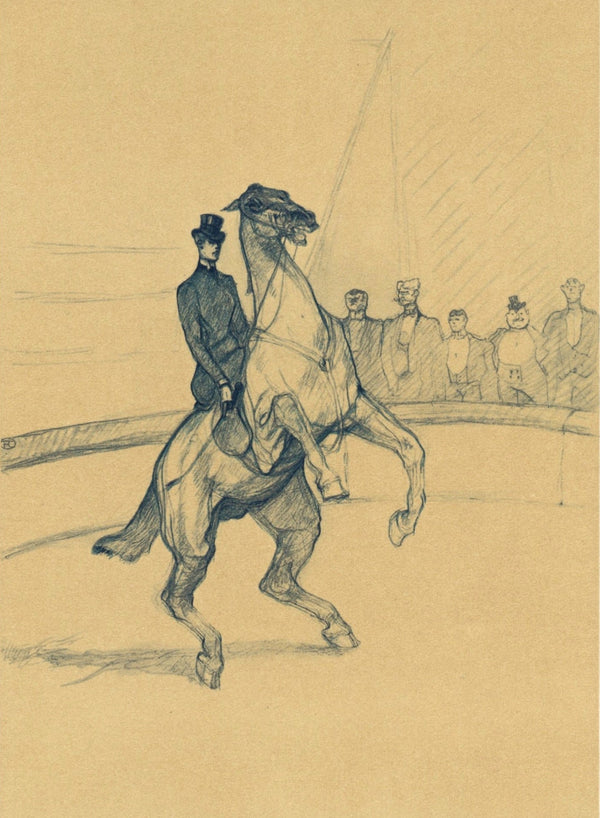 Henri de Toulouse-Lautrec, Écuyère de haute école, The Circus by Toulouse-Lautrec, Limited Edition Lithograph