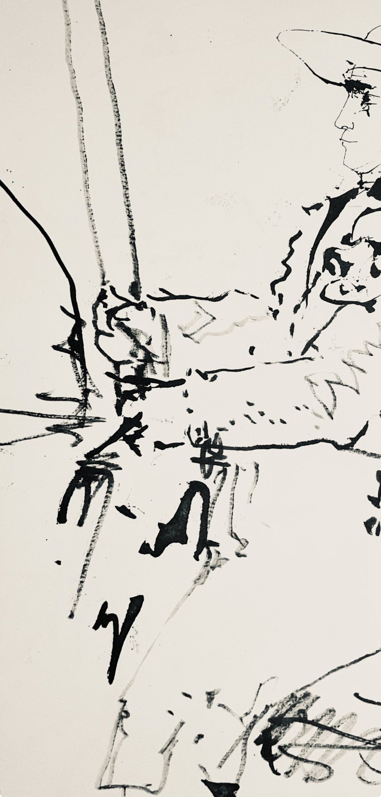 Pablo Picasso, Composition (Bloch 1276; Czwiklitzer 23), Toros y Toreros, Limited Edition Lithograph