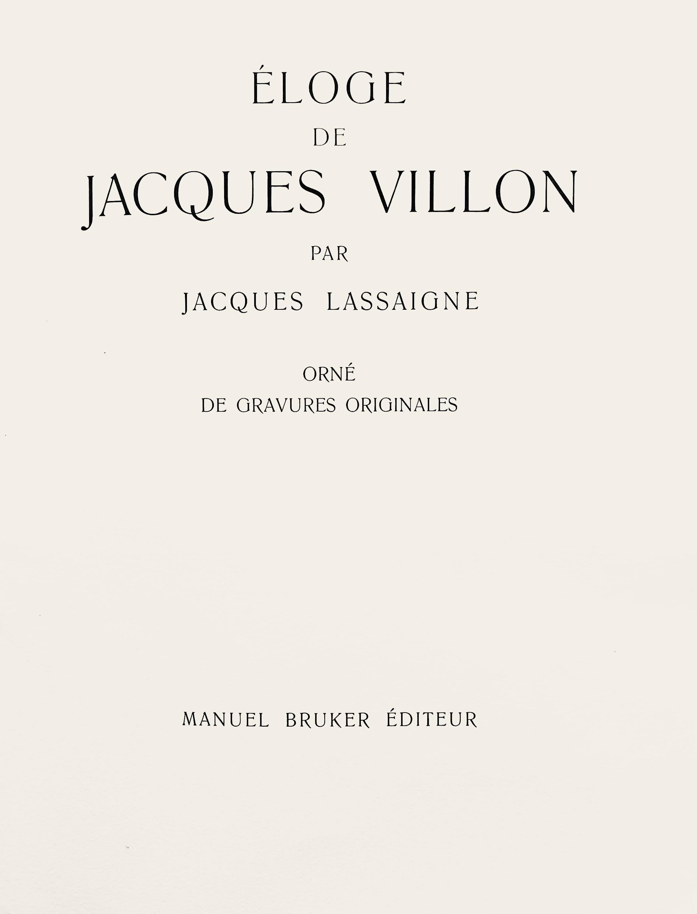 Jacques Villon, Composition, Éloge de Jacques Villon, Limited Edition Etching