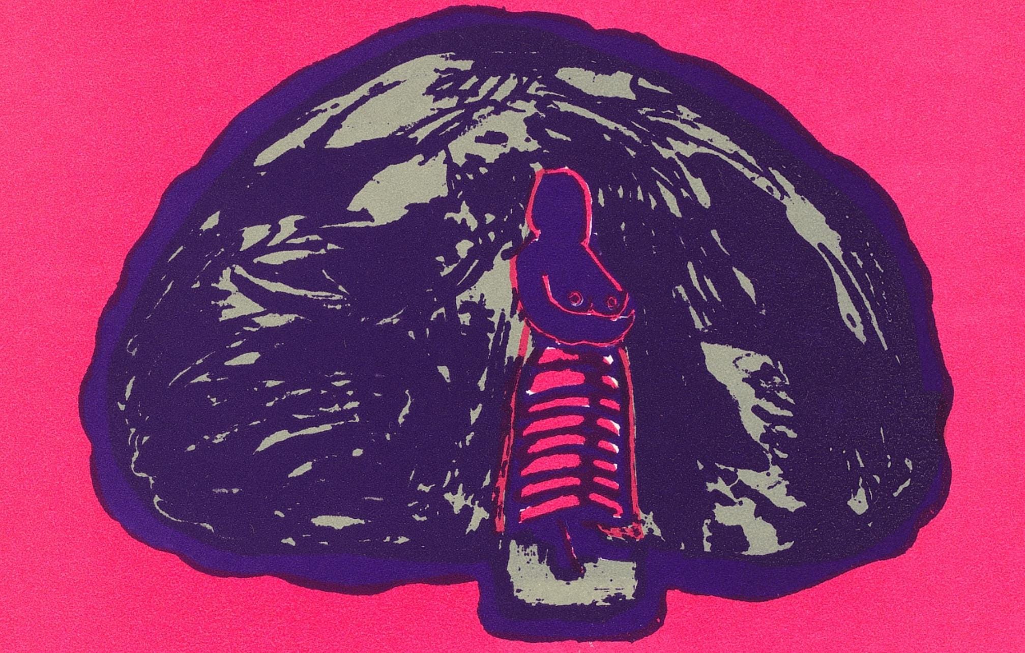 Larry Rivers, A Hut can be a Hairdo, Art in America, Limited Edition Lithograph