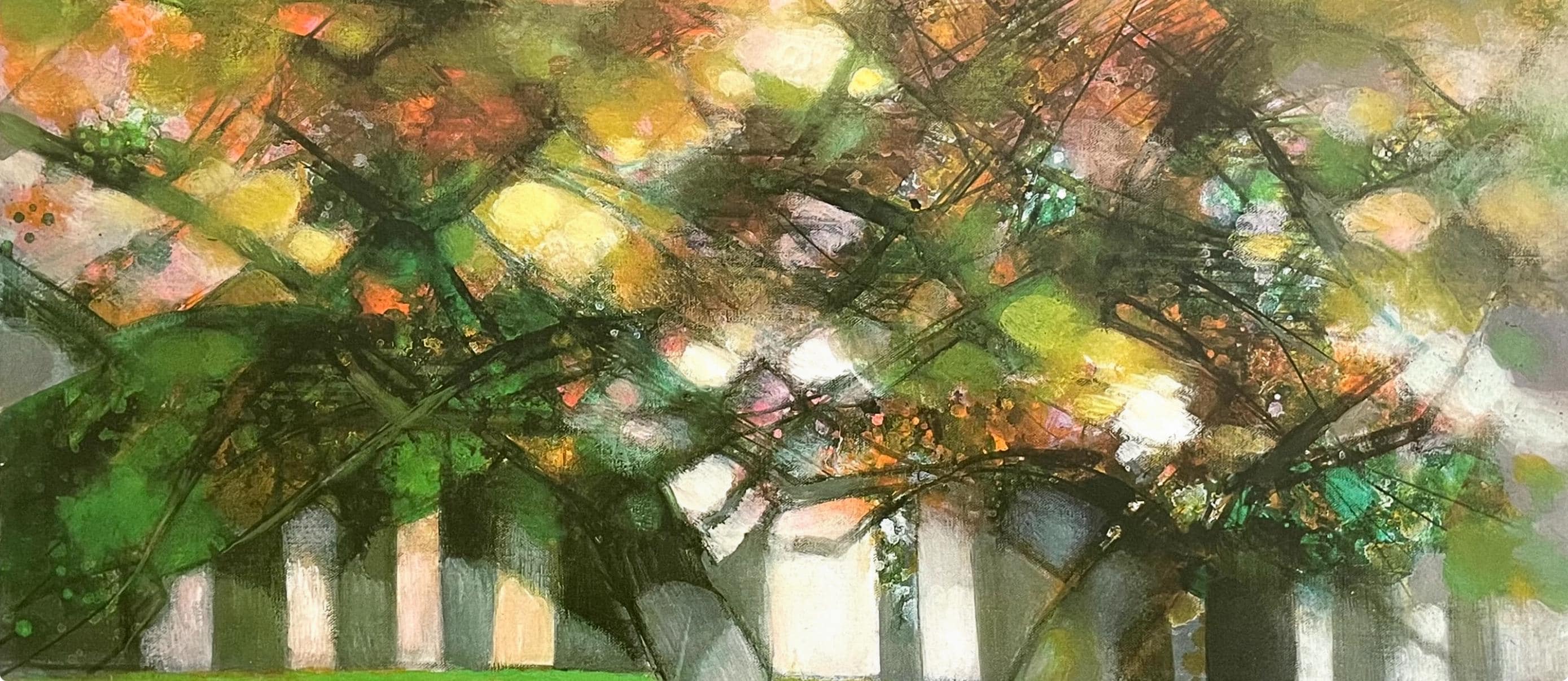 Camille Hilaire, Verger d'Été, Original Edition Offset Lithograph